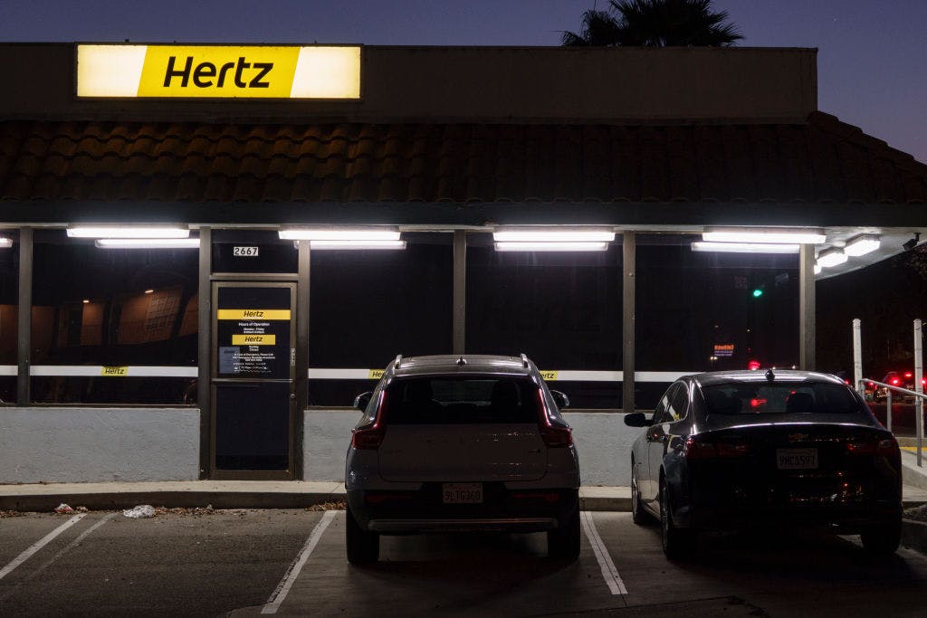 Hertz falls, erasing its Amazon bump, as Congress looks into its AI damage scanners thumbnail