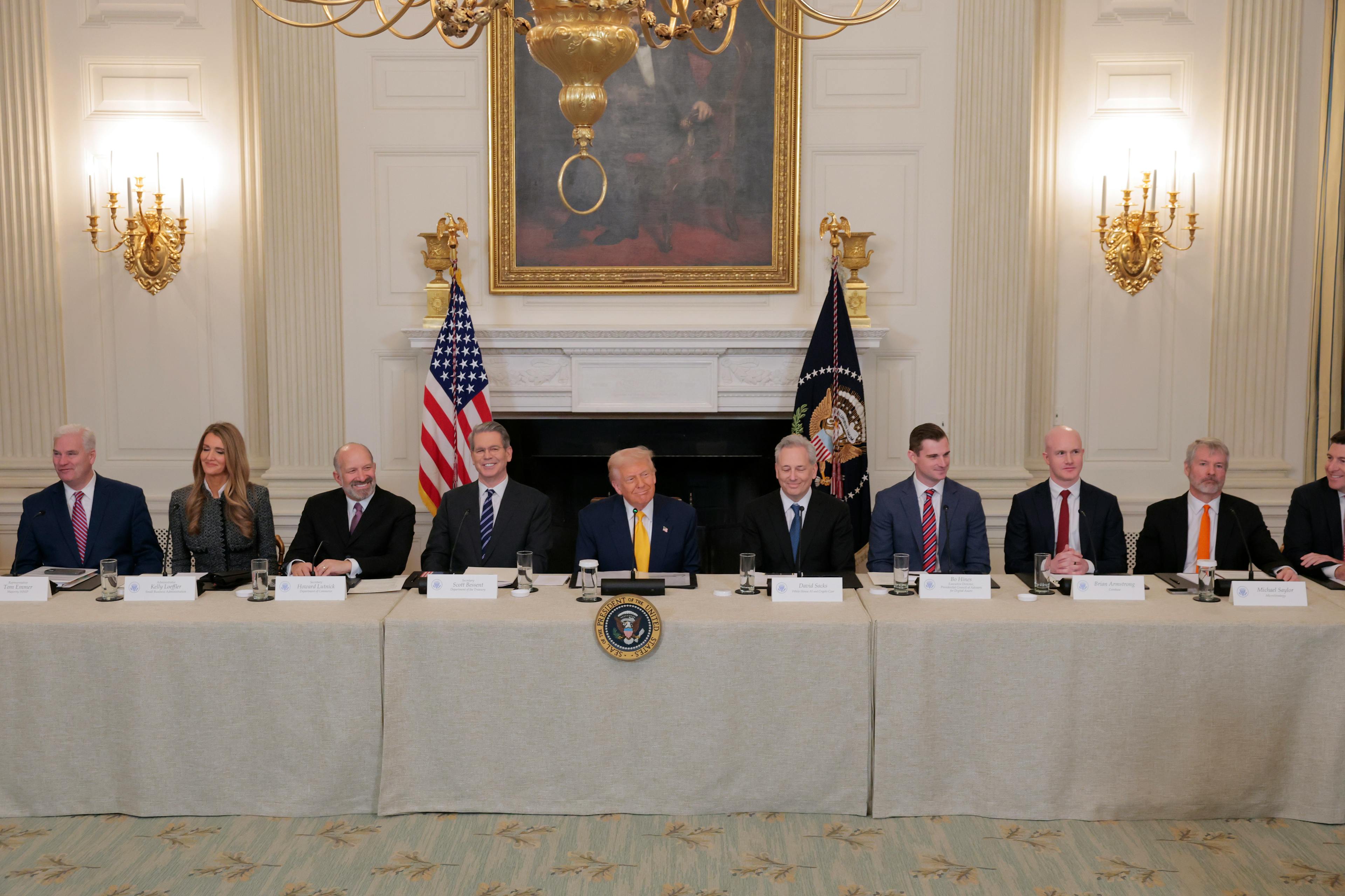 President Trump Hosts Crypto Summit At The White House