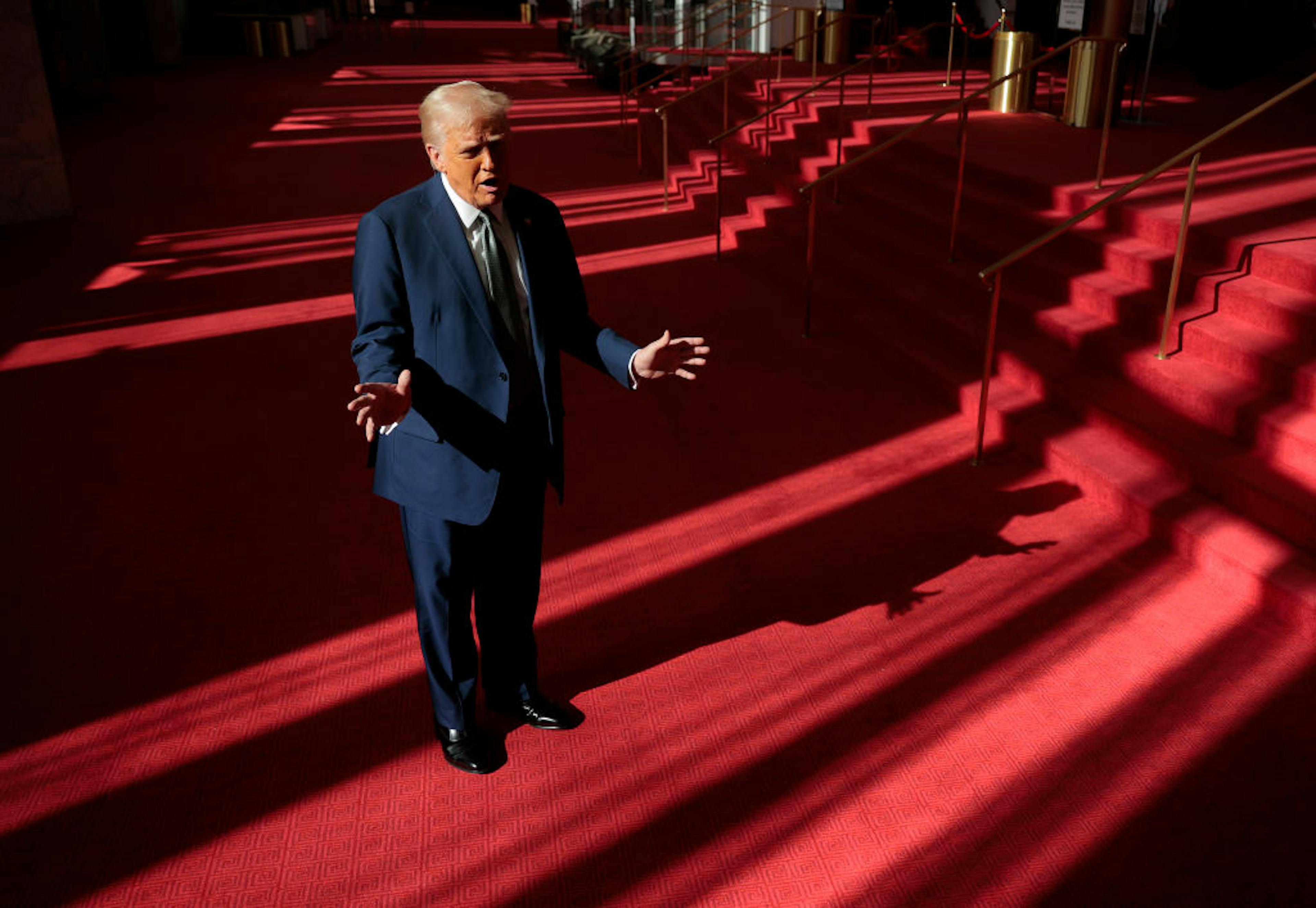 President Trump Participates In A Kennedy Center Board Meeting And Tour