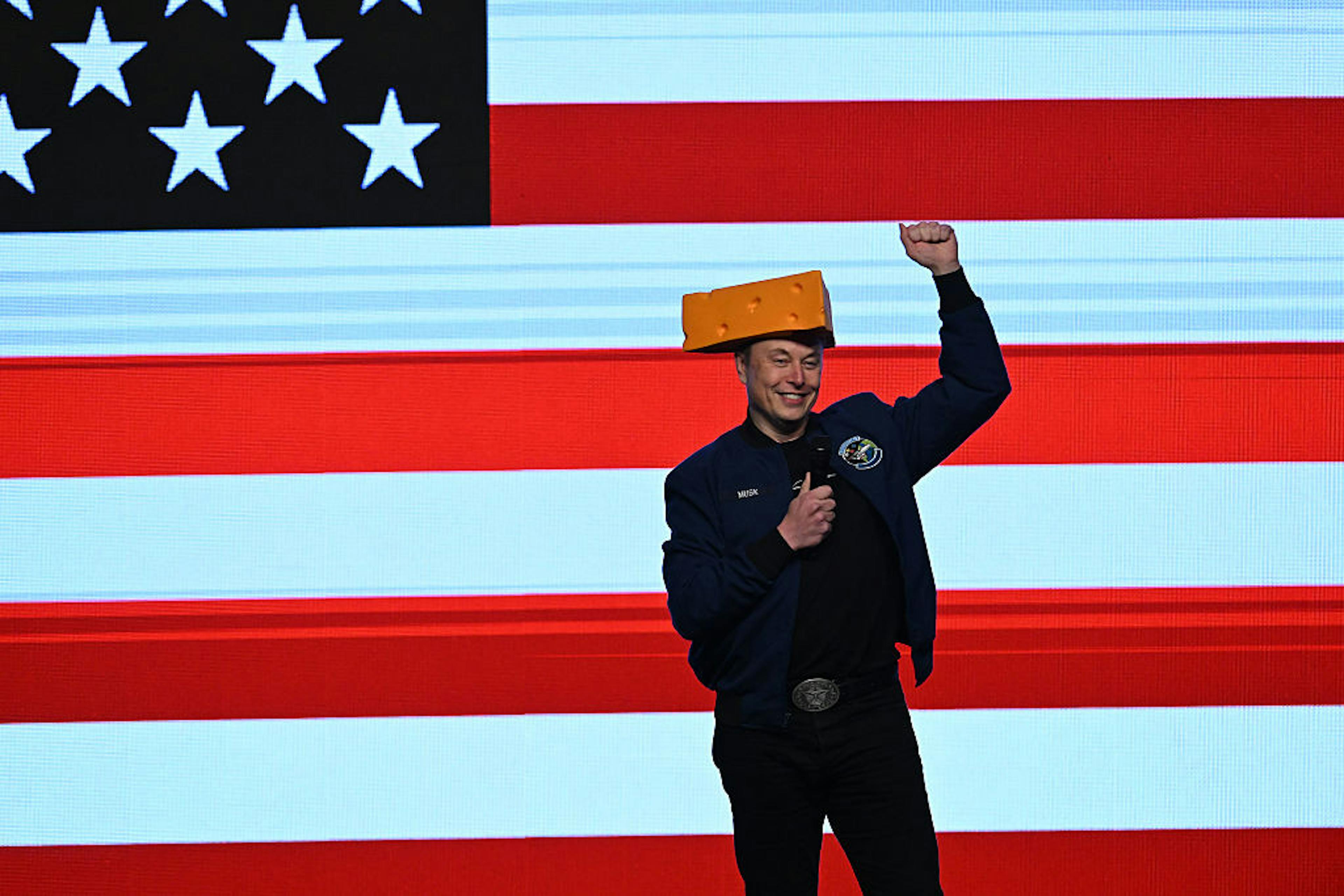 Elon Musk Speaks During A town Hall Event In Green Bay, Wisconsin