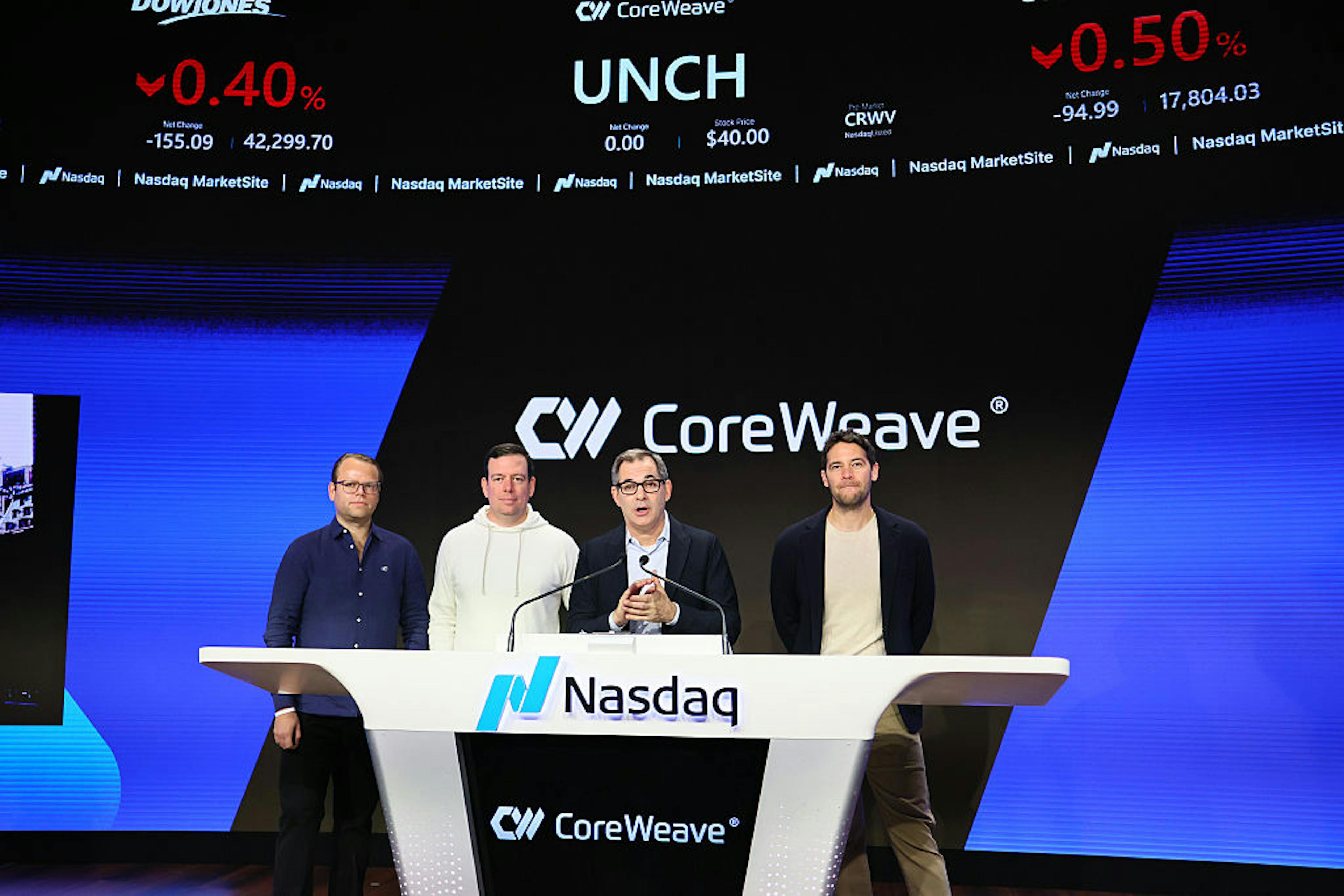 Cloud Based Artificial Intelligence Computing Company CoreWeave Has IPO On Nasdaq Exchange
