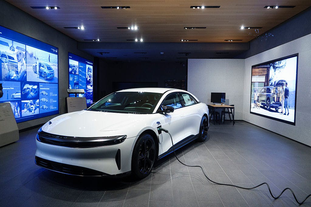 Lucid climbs 9% as owners gain access to Tesla’s charging network, even though most will need a pricey adapter thumbnail