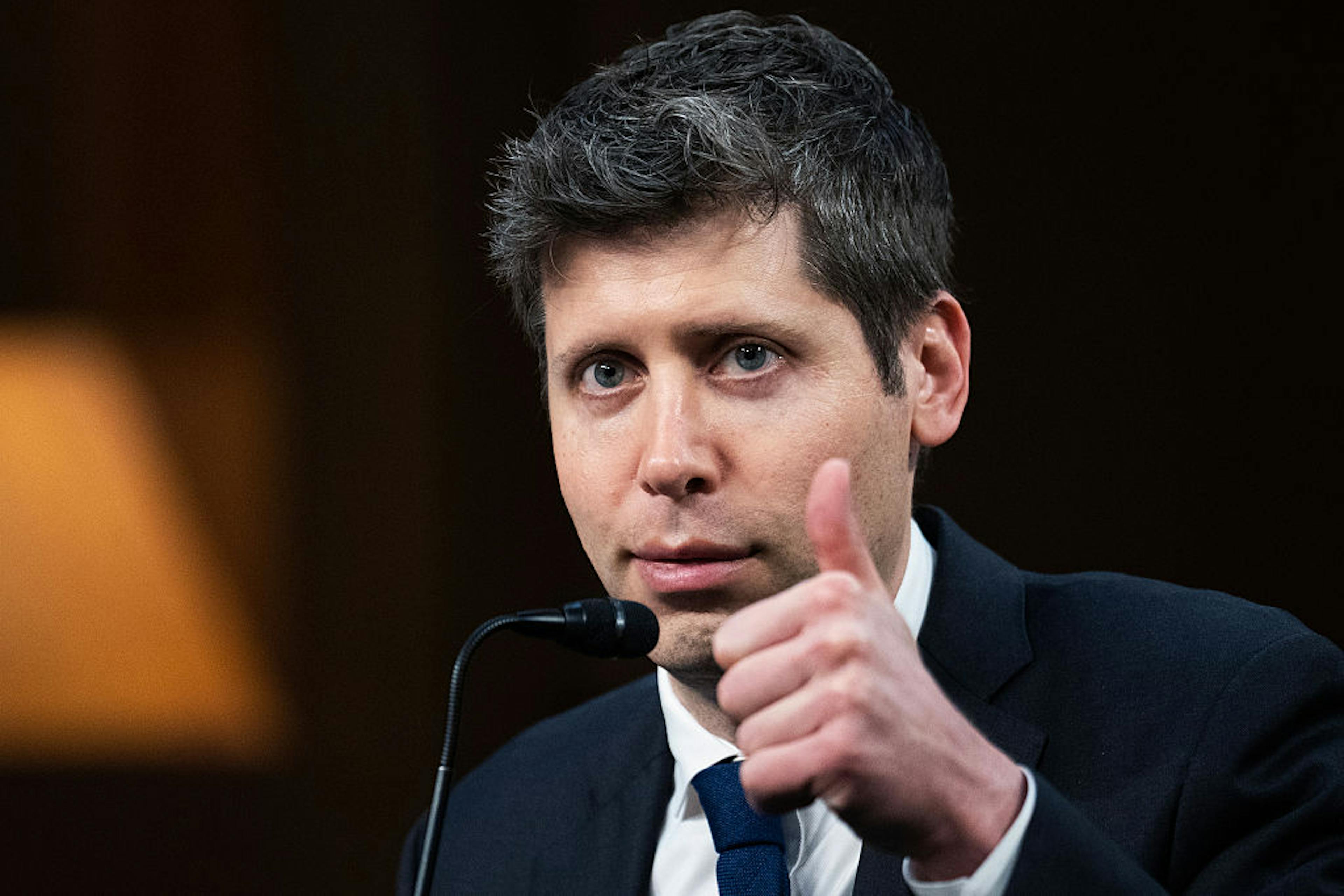 Thumbs up from Sam Altman
