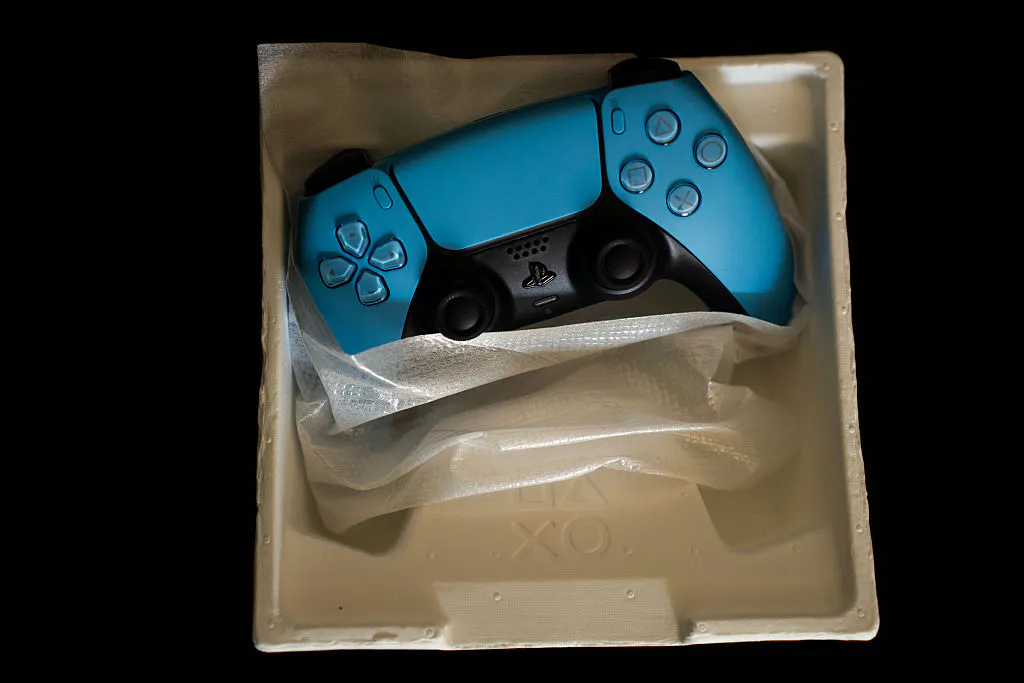 Sony DualSense For PlayStation 5 In Starlight Blue Color.