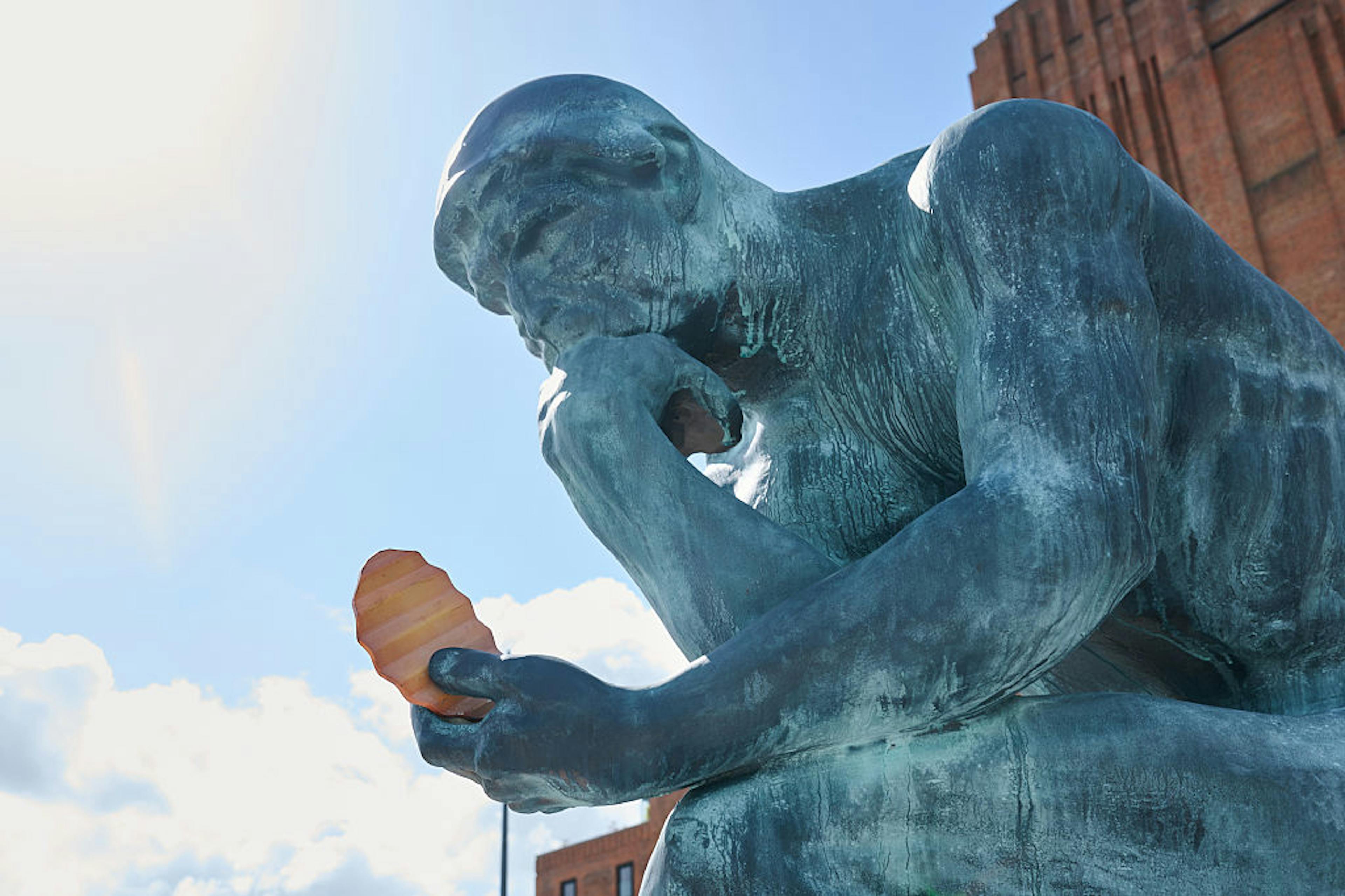 Vicky Pattison At Battersea Power Station Unveiling Veimagined The Thinker Statue, In Celebration Of The New McCain Vibes