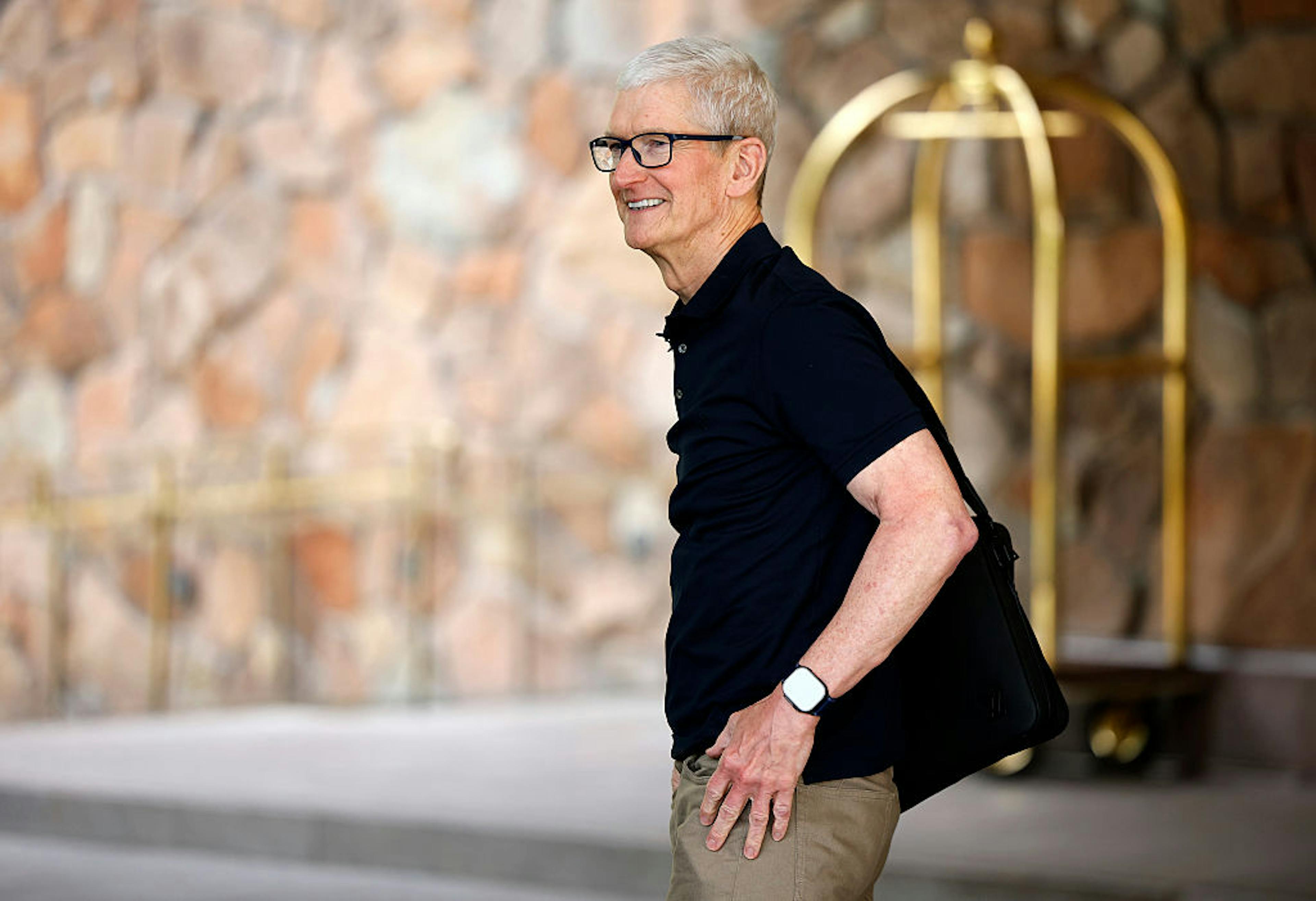 Apple’s Tim Cook Sun Valley