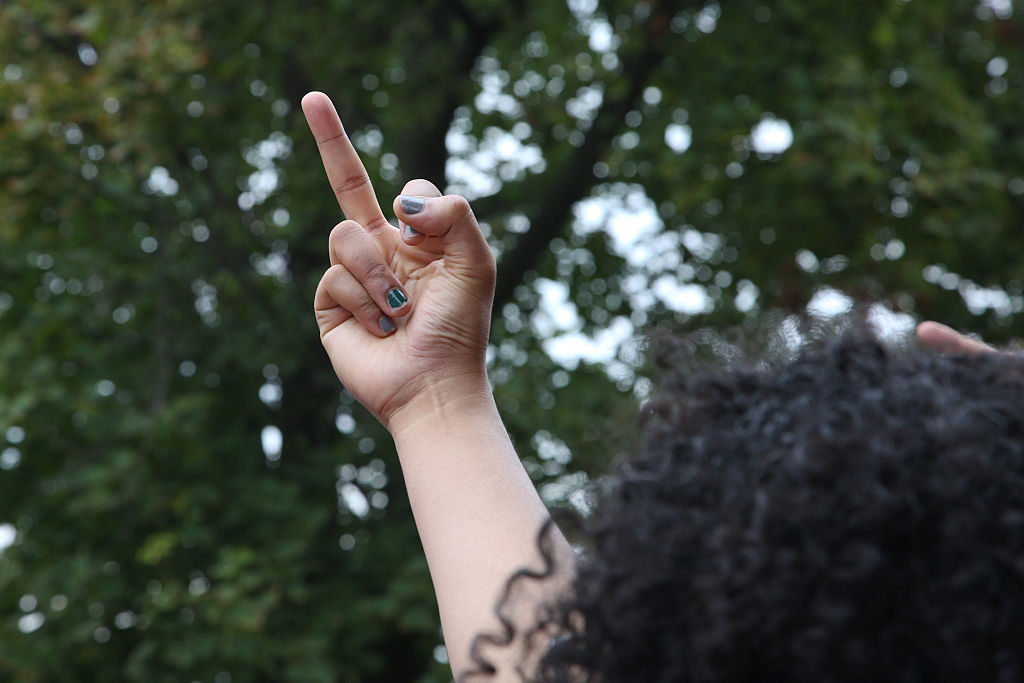 Anti-immigration Rally And Pro-immigration Counter-demonstration In Toronto, Canada