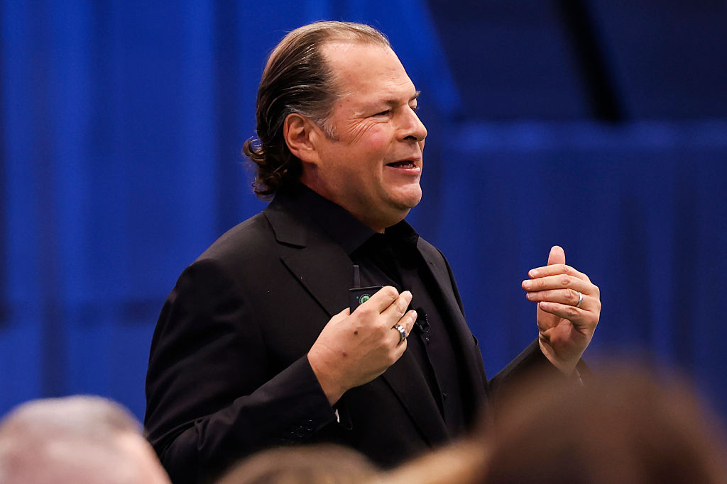 Salesforce CEO Marc Benioff Kicks Off Dreamforce With Keynote Presentation