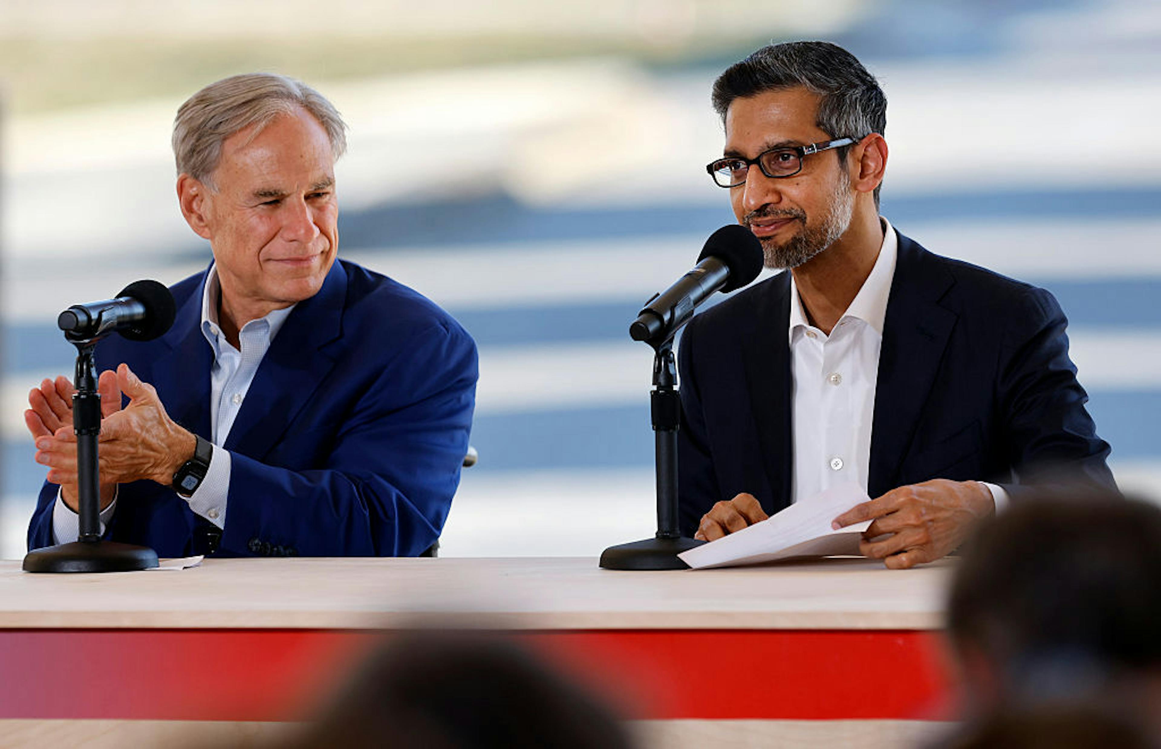 Texas Governor Abbott And Google Make Economic Development Announcement In Midlothian