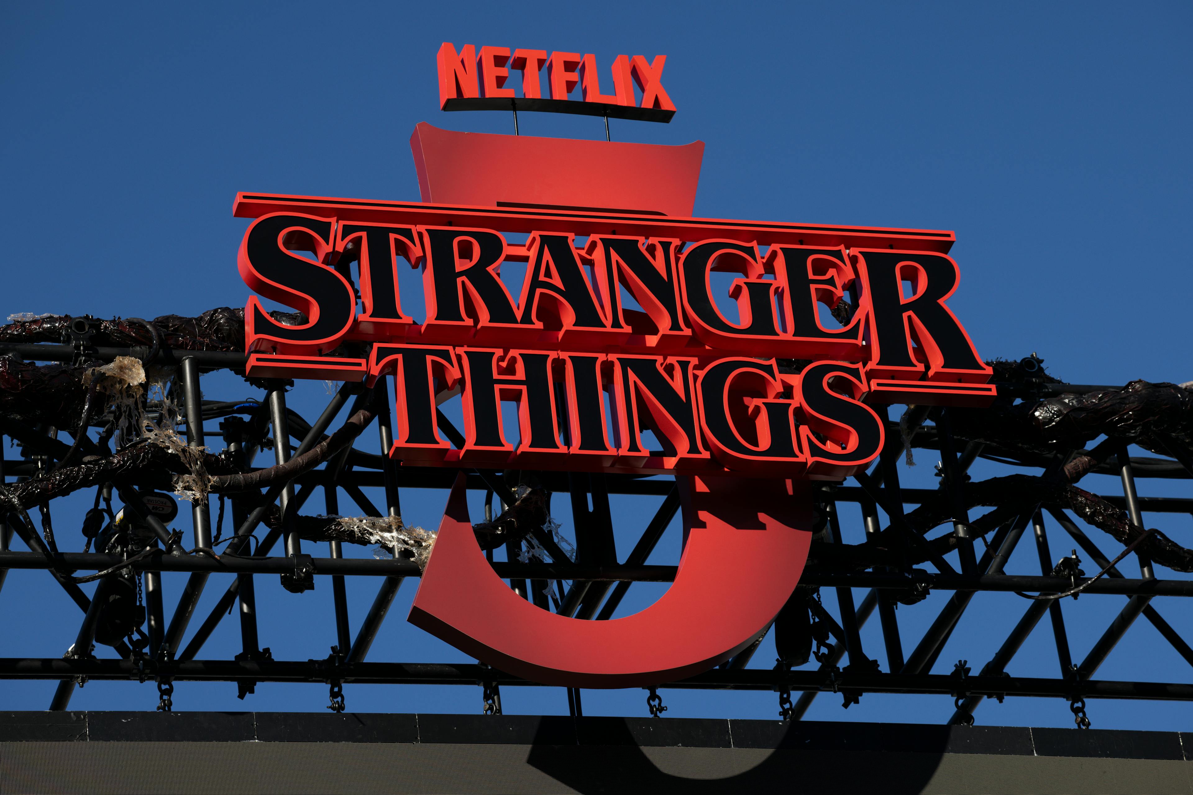 Netflix Stranger Things display