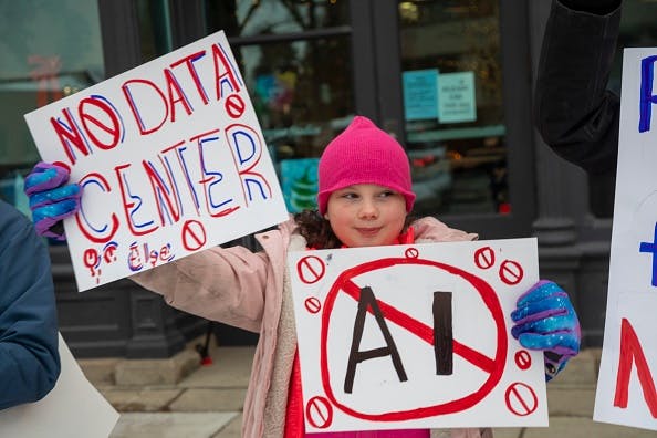 Protest Against Michigan Data Center
