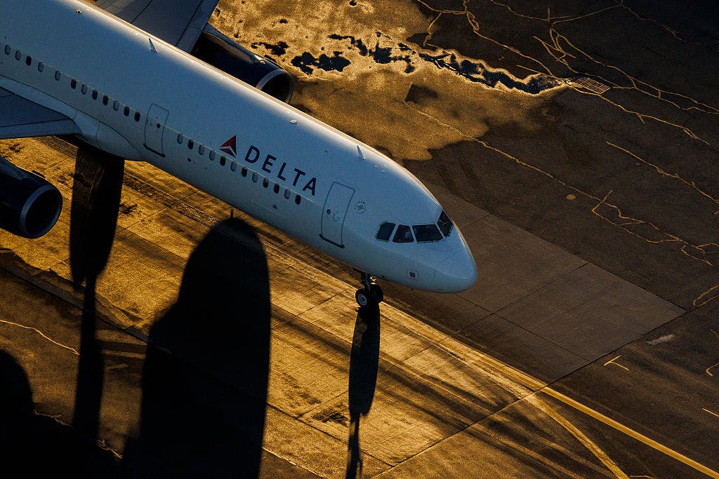 Delta: Aerial Views Of Aircraft At Boston Logan International Airport