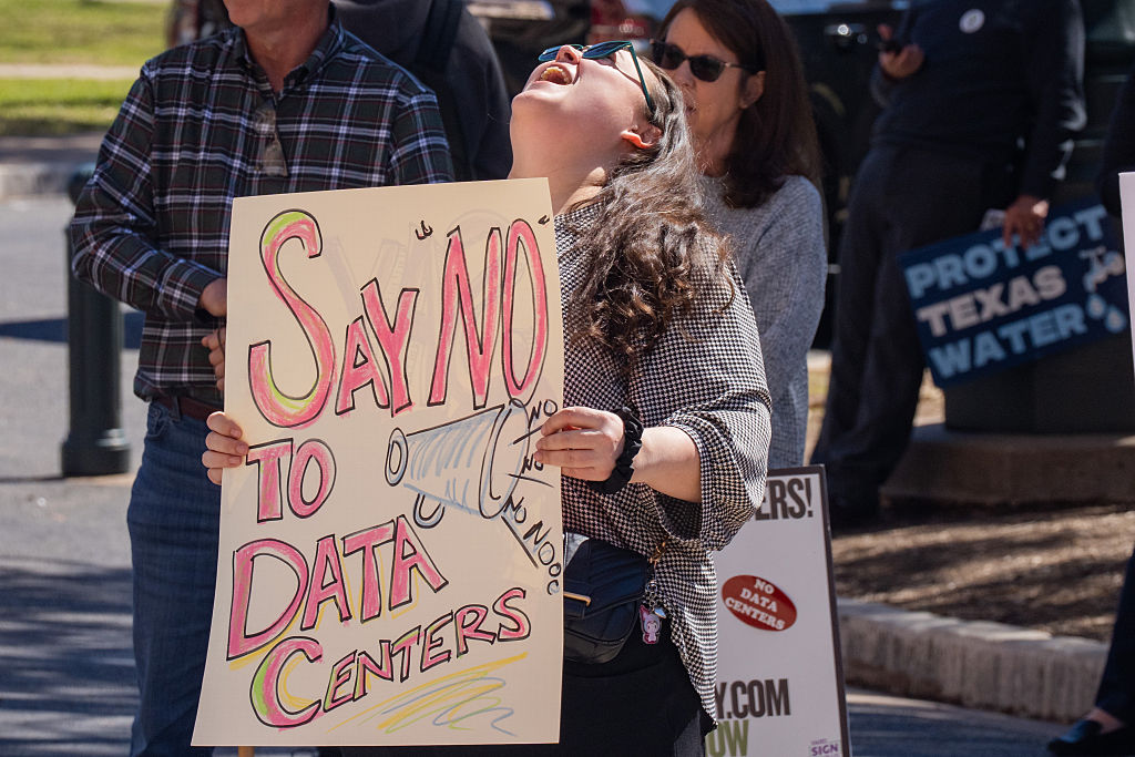 Data center protest in Texas