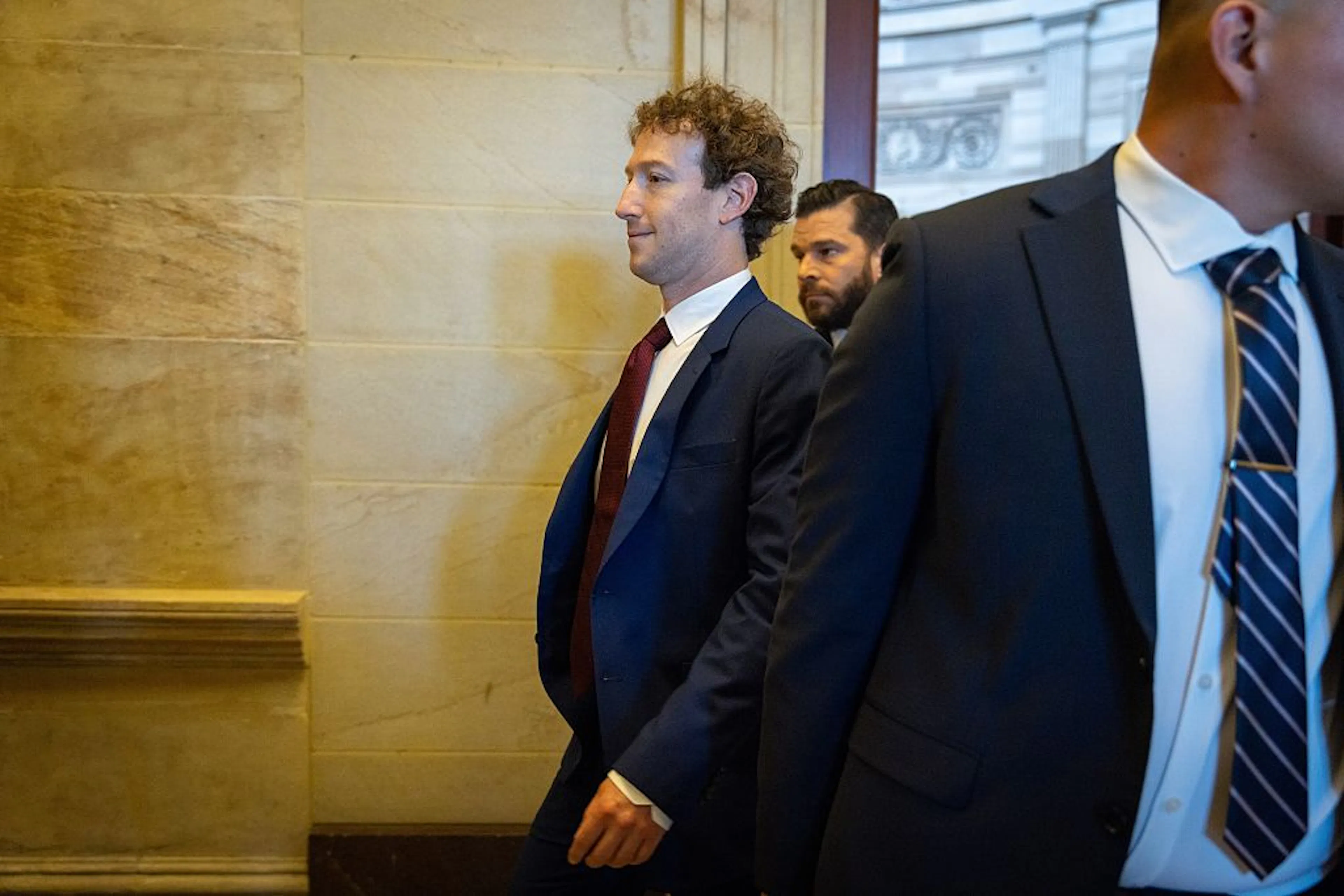 Meta CEO Mark Zuckerberg visits U.S. Capitol for Senate meetings