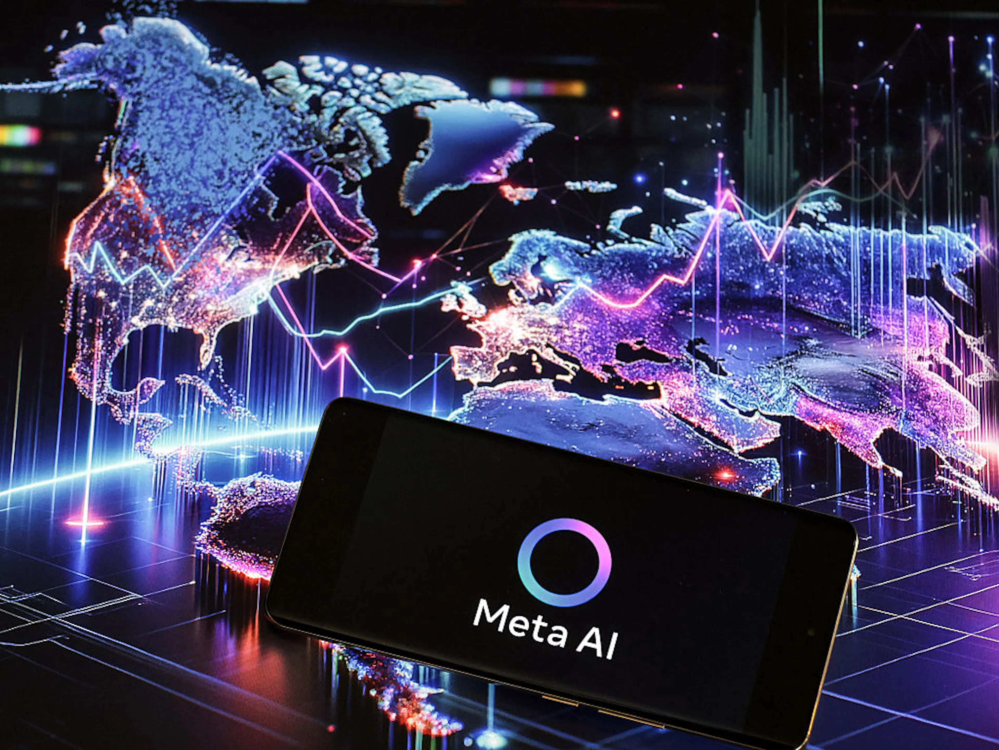 Meta AI logo