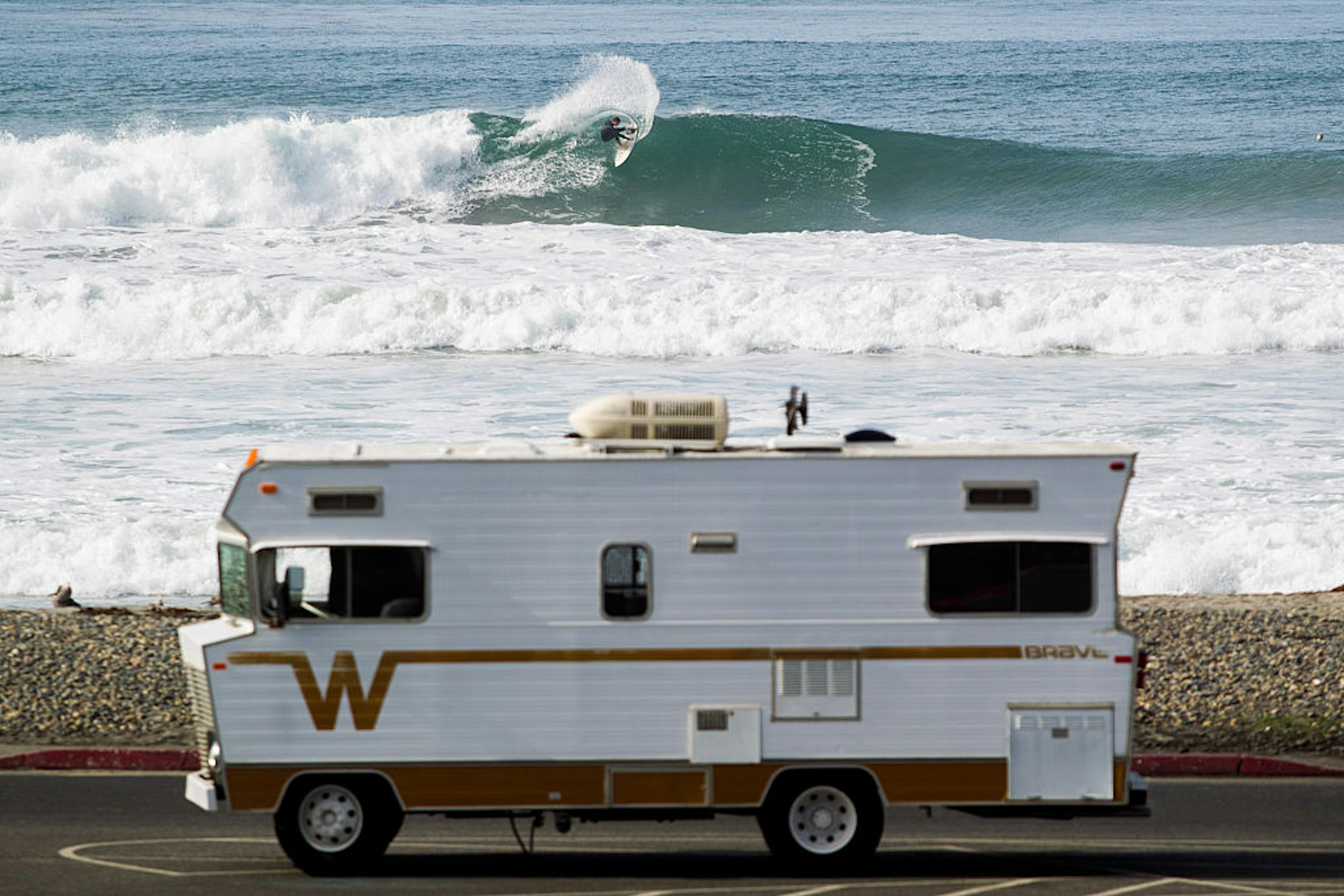 Winnebago by the sea