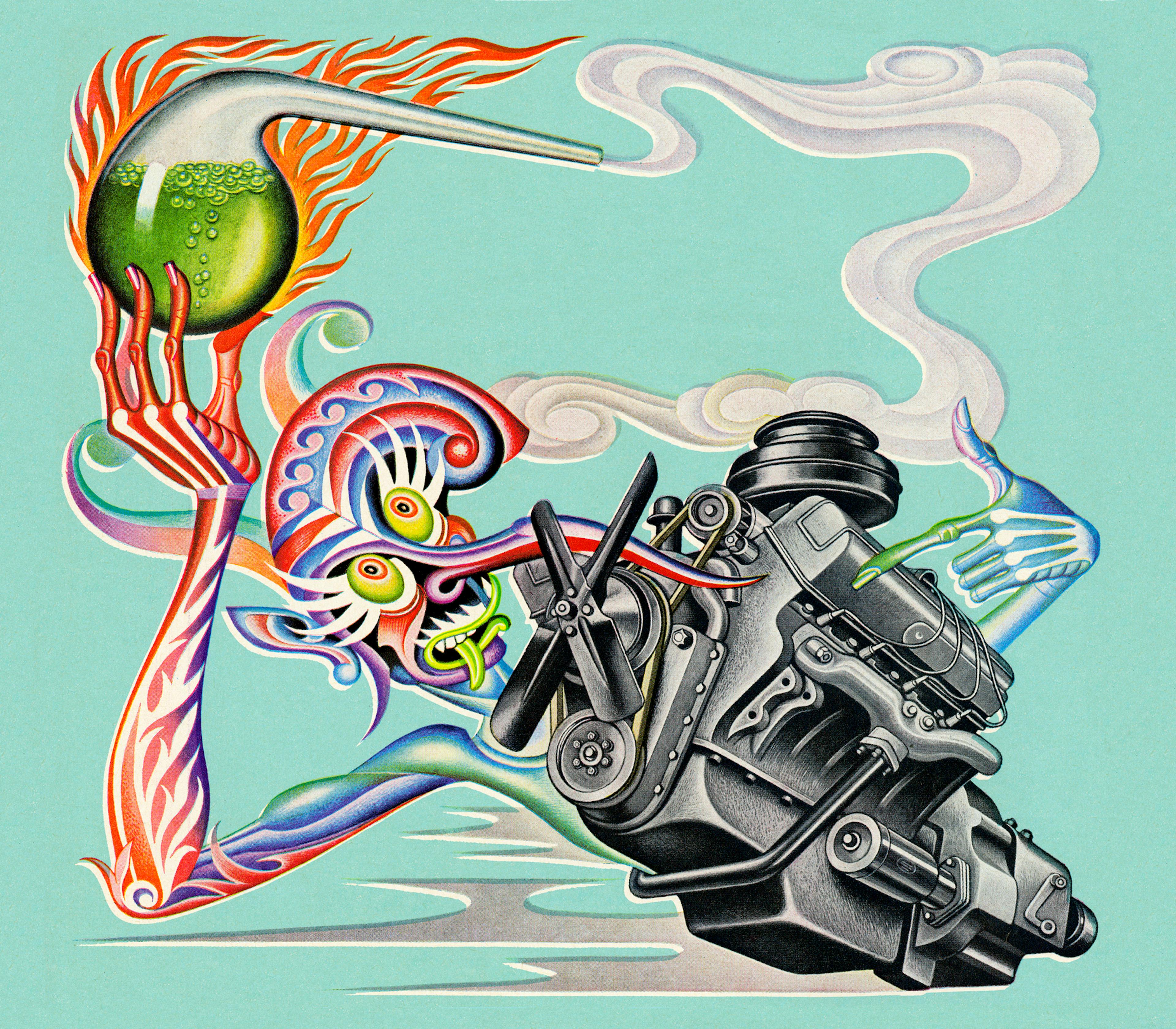 Gremiln Messing With Engine