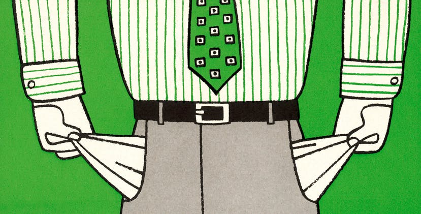 Man With Empty Pockets