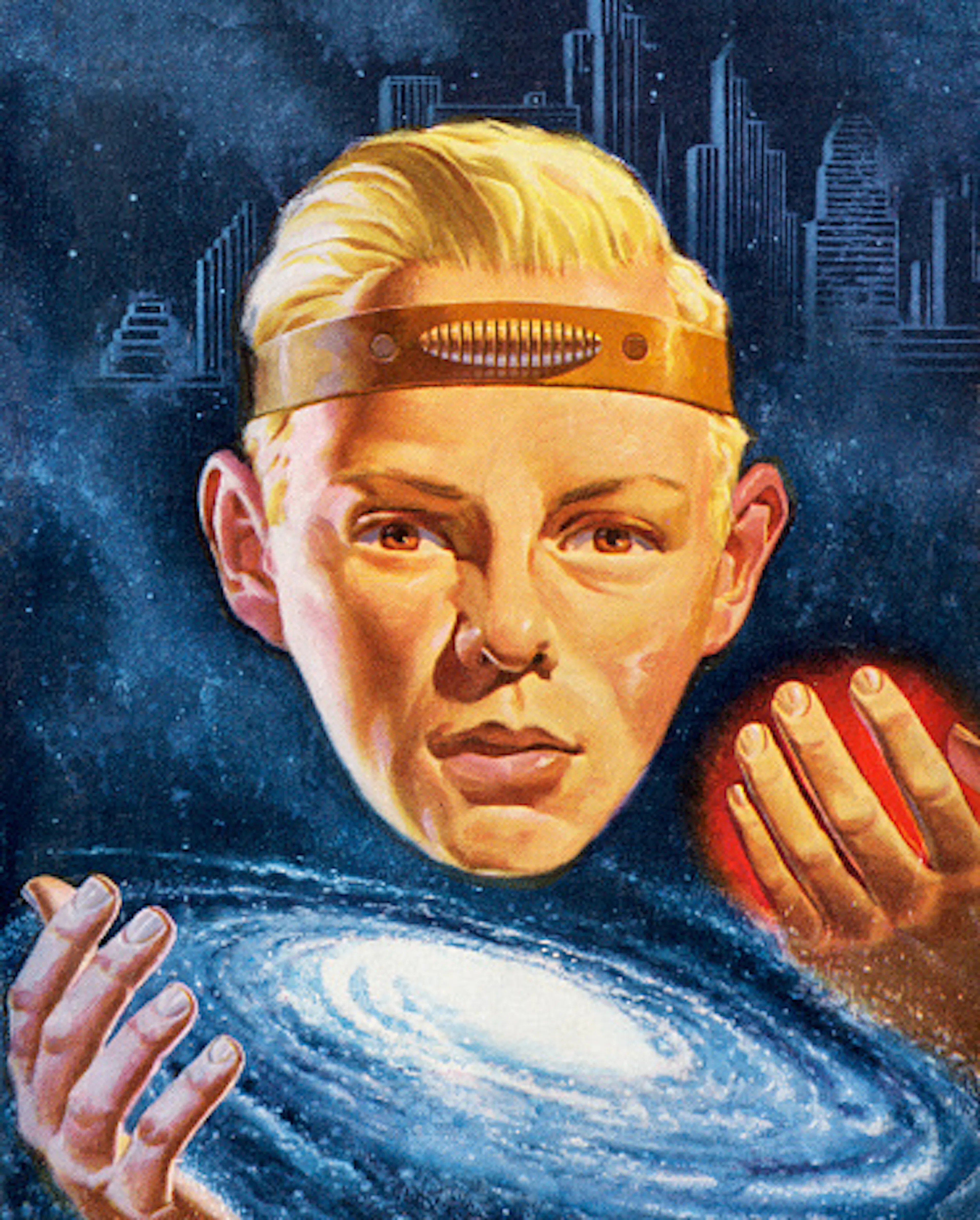 Psychic Boy Wearing Head Band