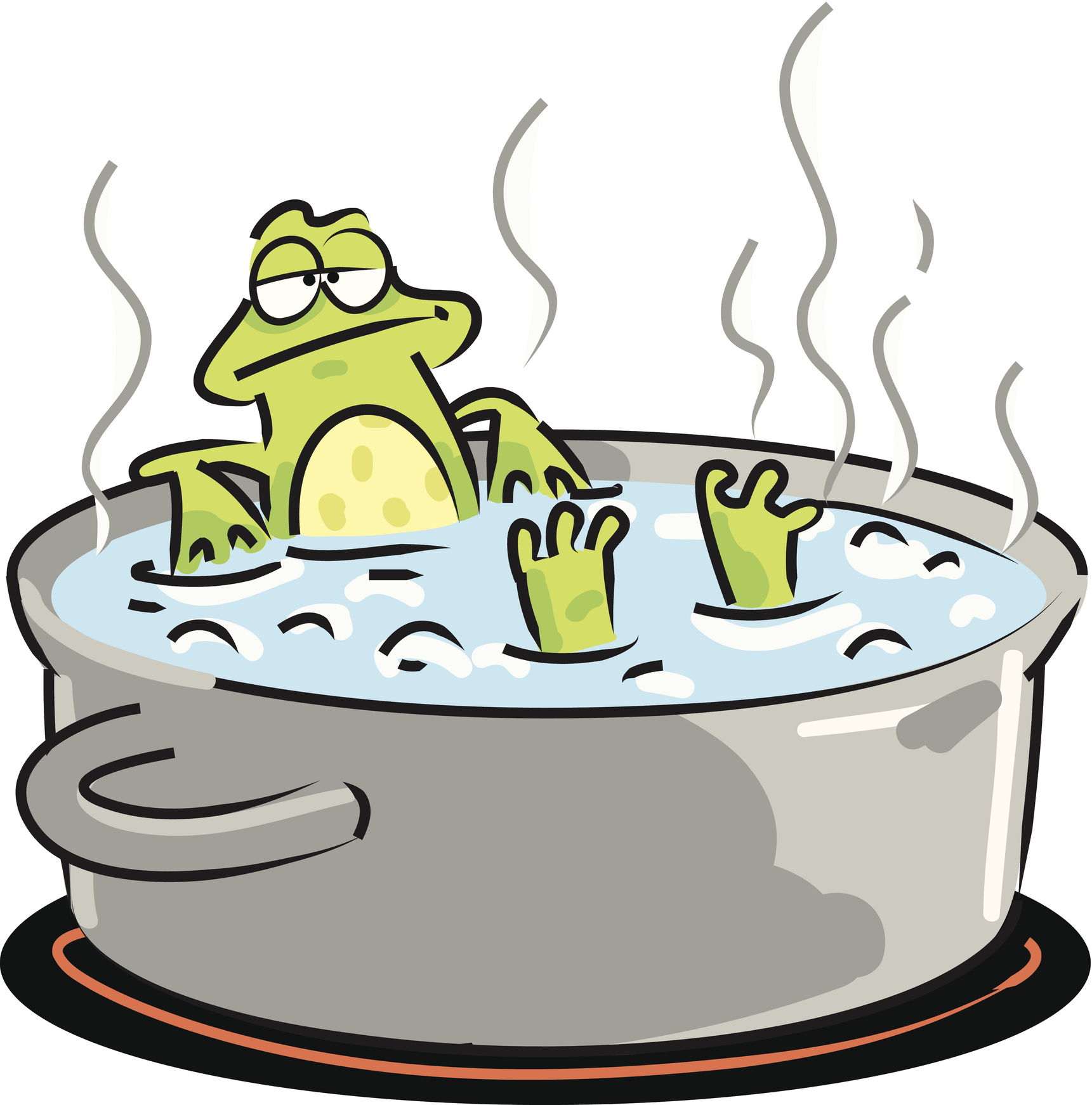 Frog In Boiling Water