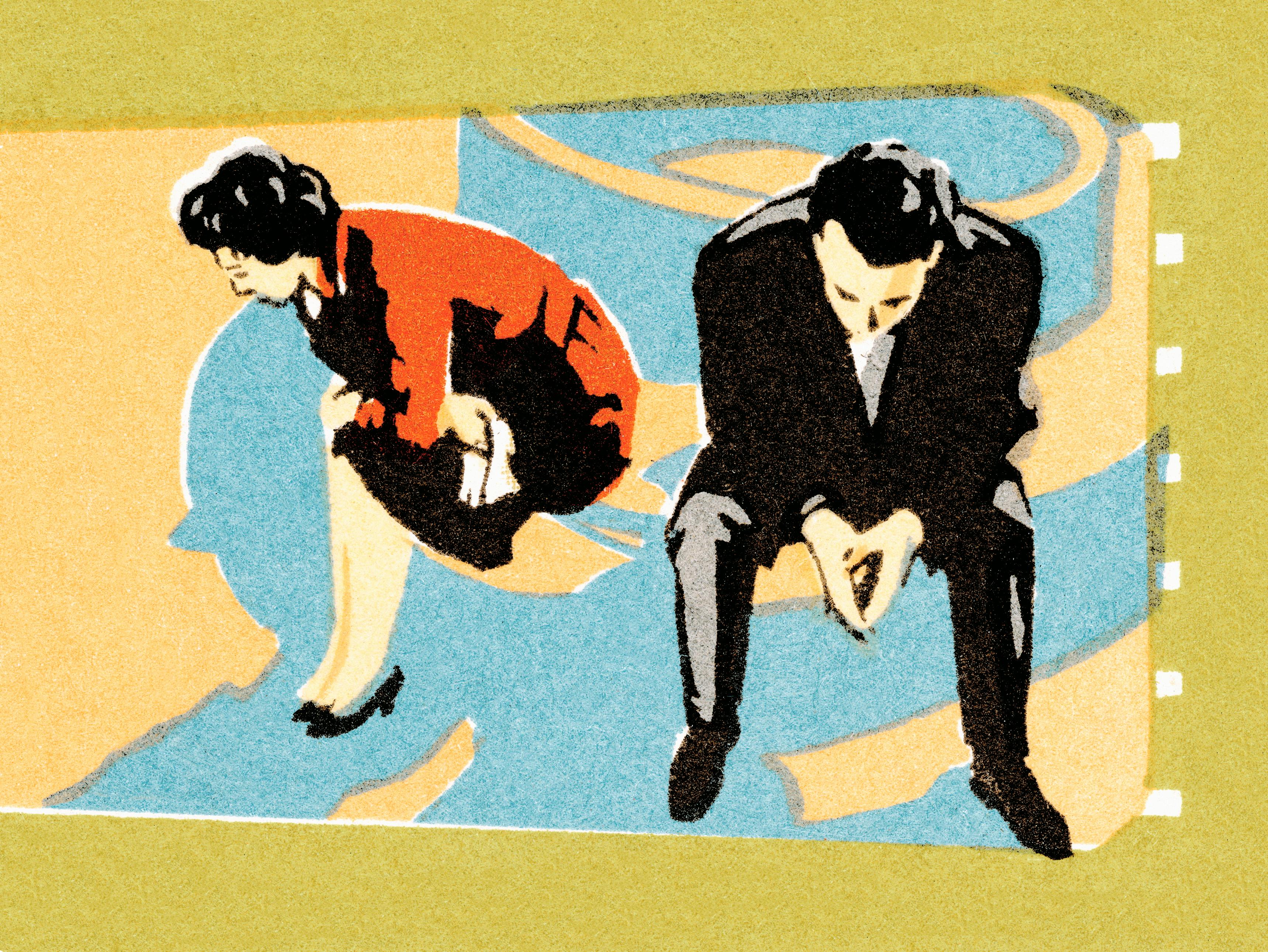 Couple in a disagreement