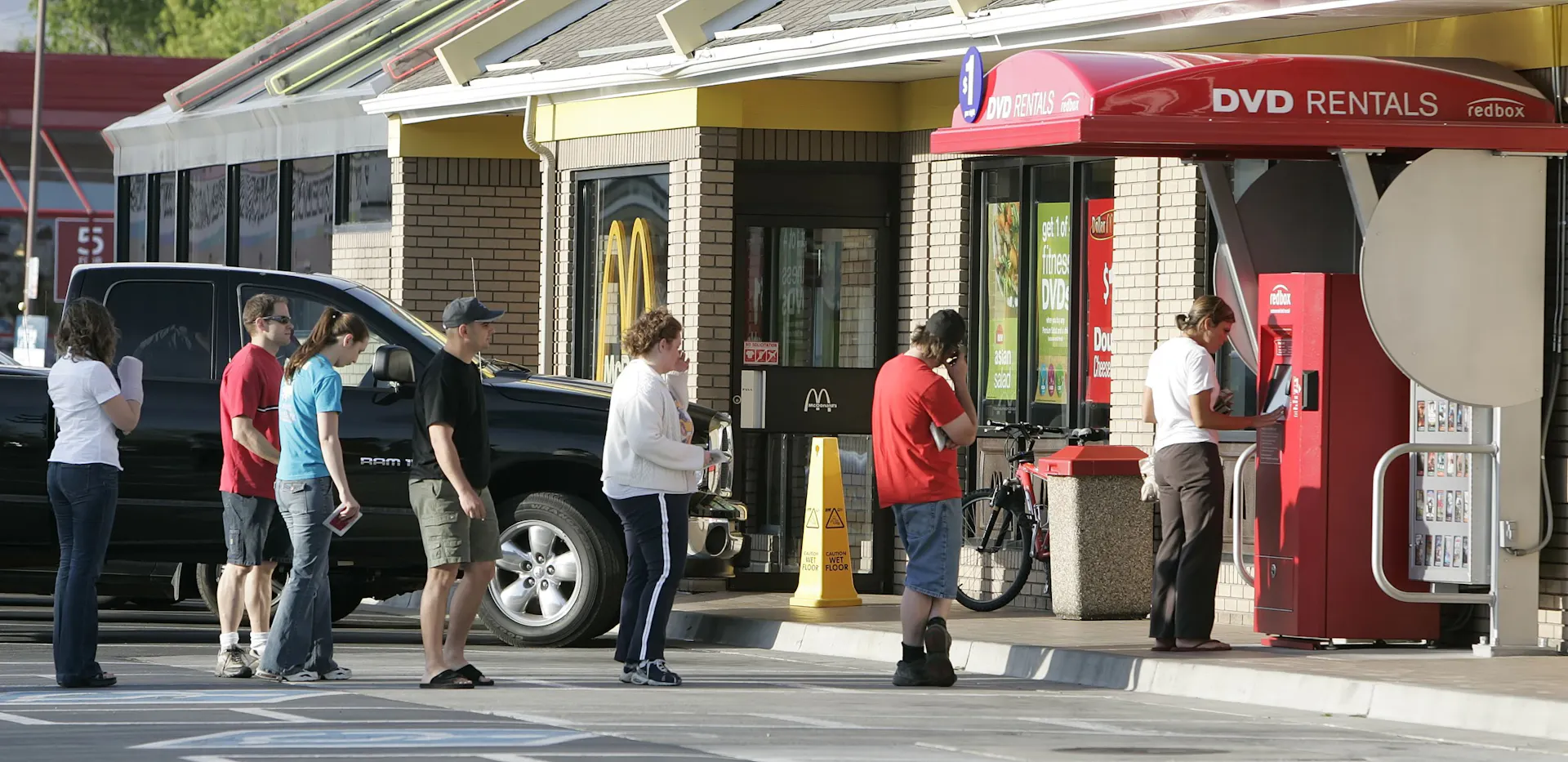 Missed paychecks free DVDs useless kiosks getting in the way
