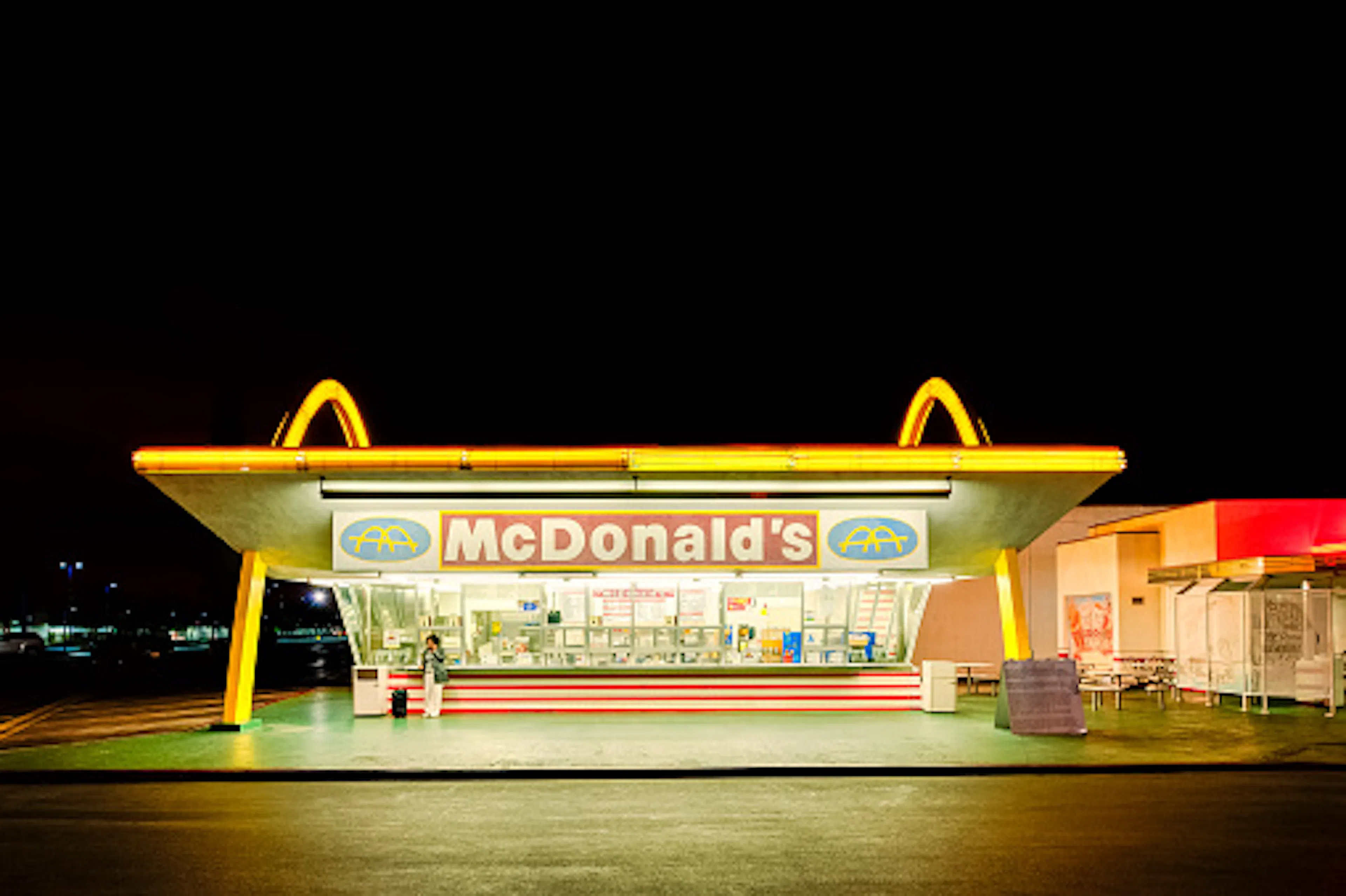 Old McDonald's restaurant in Downey, Los Angeles, California, USA