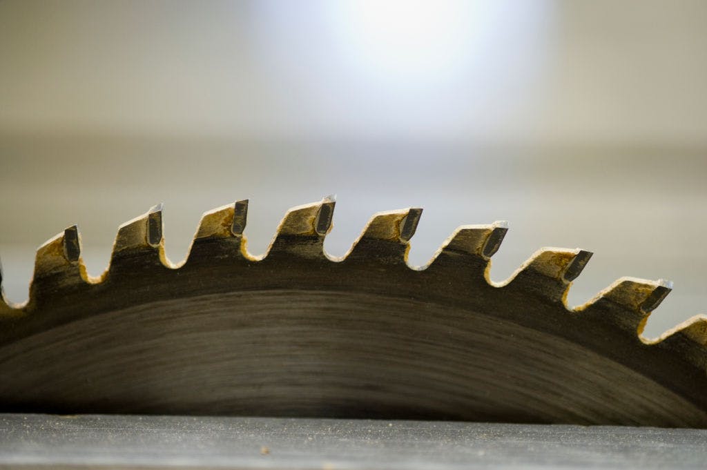 Buzzsaw for wooden workboat building in Cambridge, MD