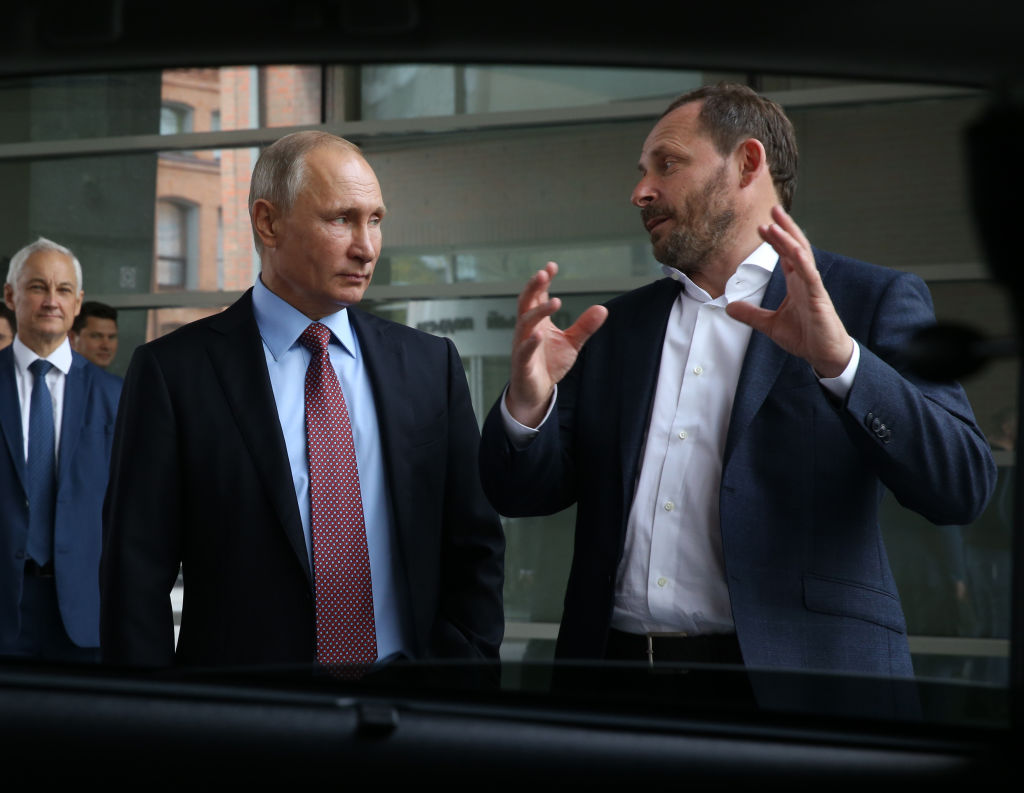 Russian President Vladimir Putin Visits Yandex In Moscow