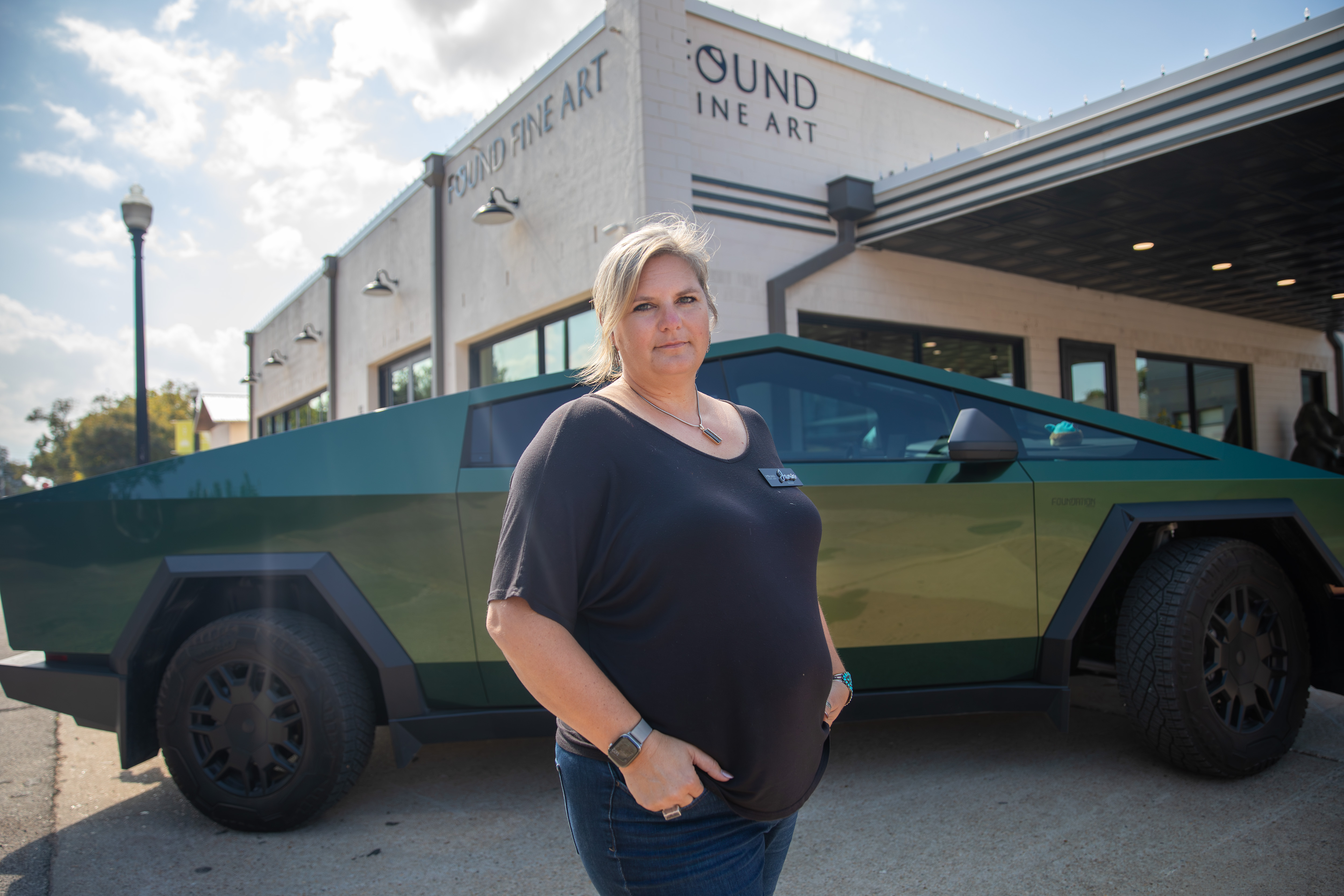 Jamie Howard, owner and director of Found Fine Art, Bastrop