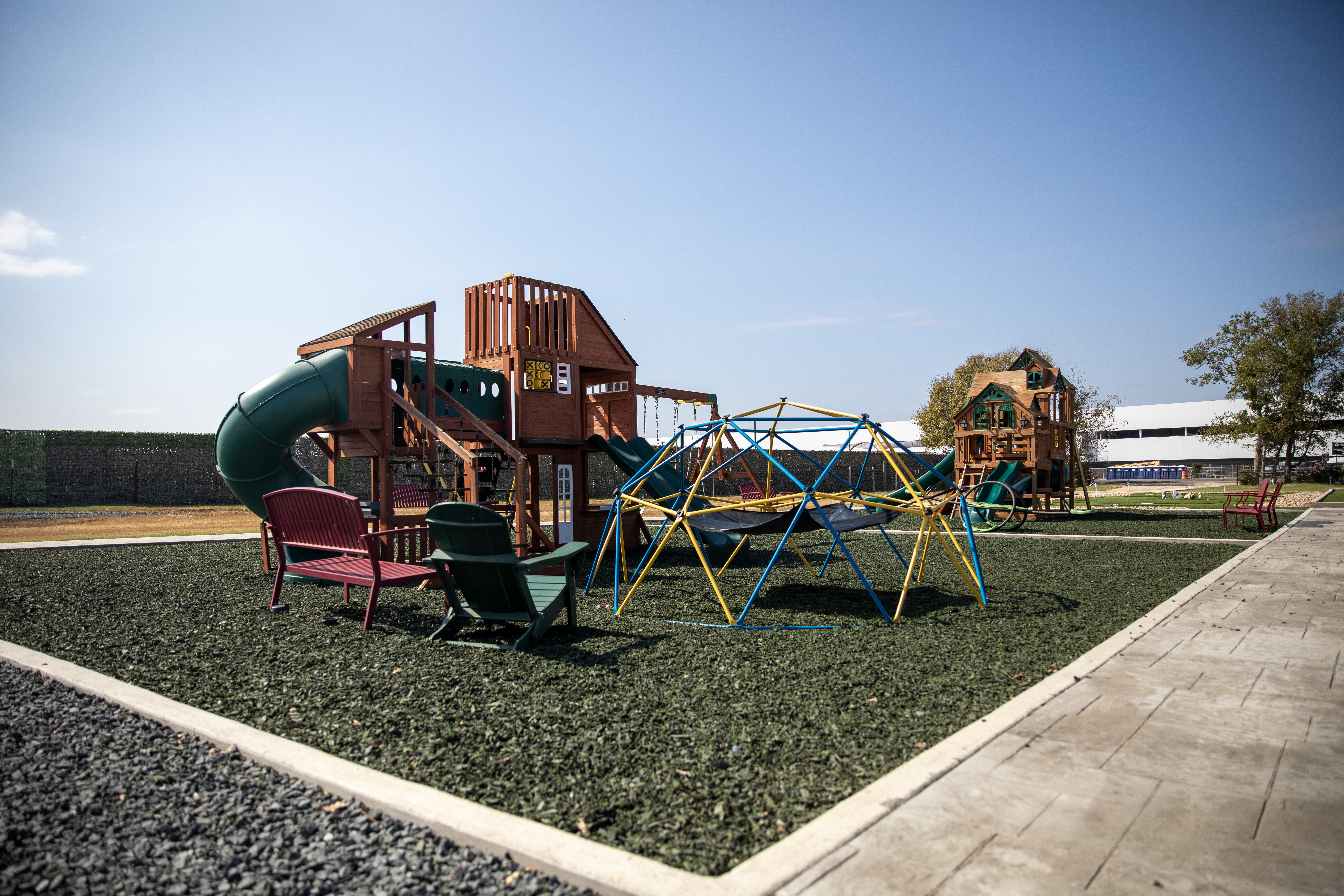 Hyperloop Plaza Boring playground Bastrop