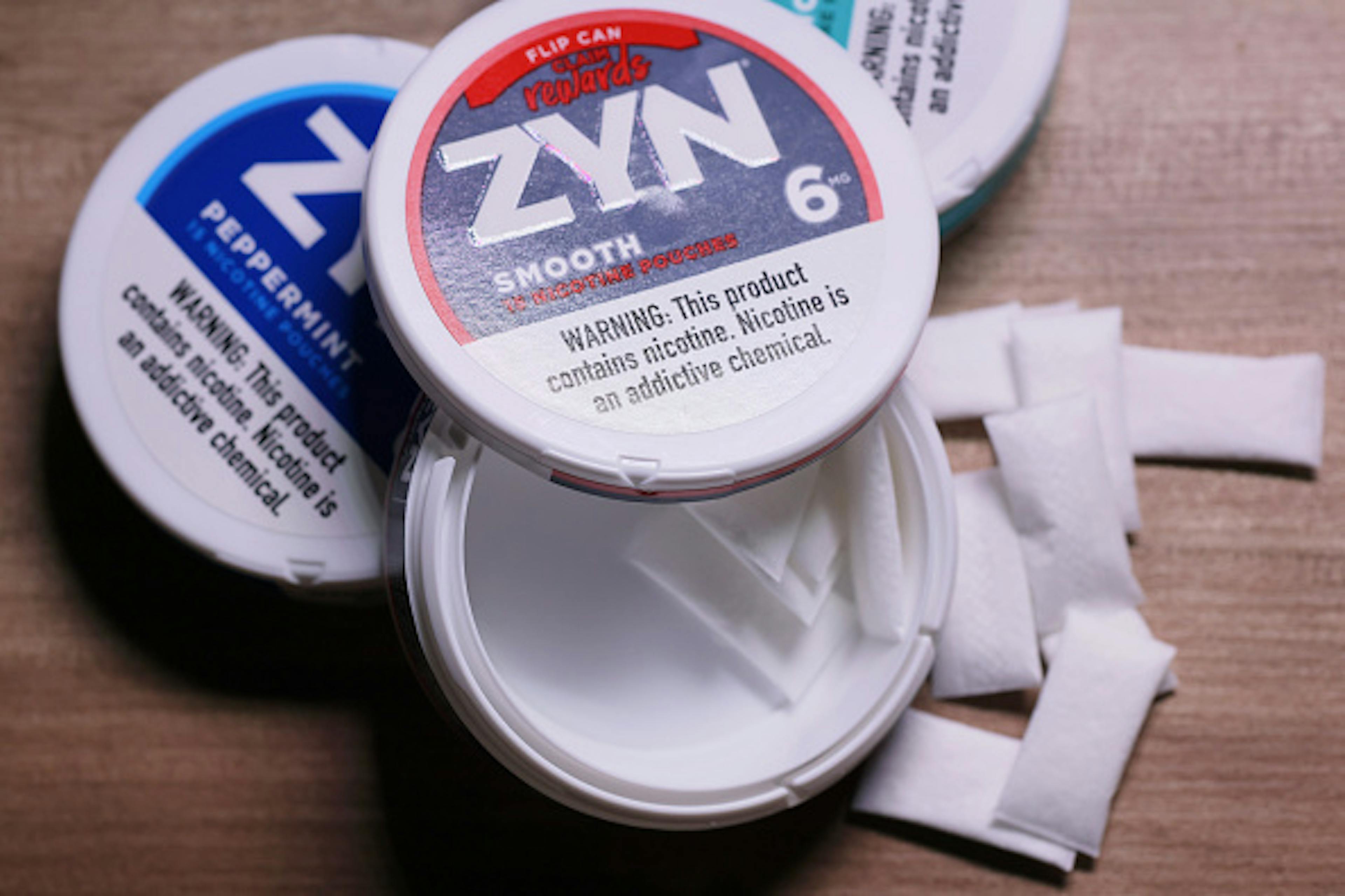 Tiny pouches, big profits (Michael M. Santiago/Getty Images)