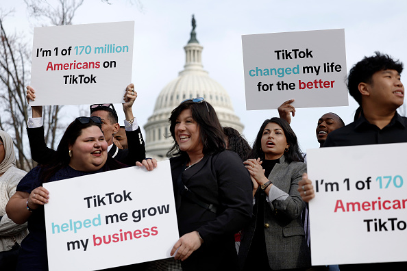 TikTokers unite for the FYP (Anna Moneymaker/Getty Images)