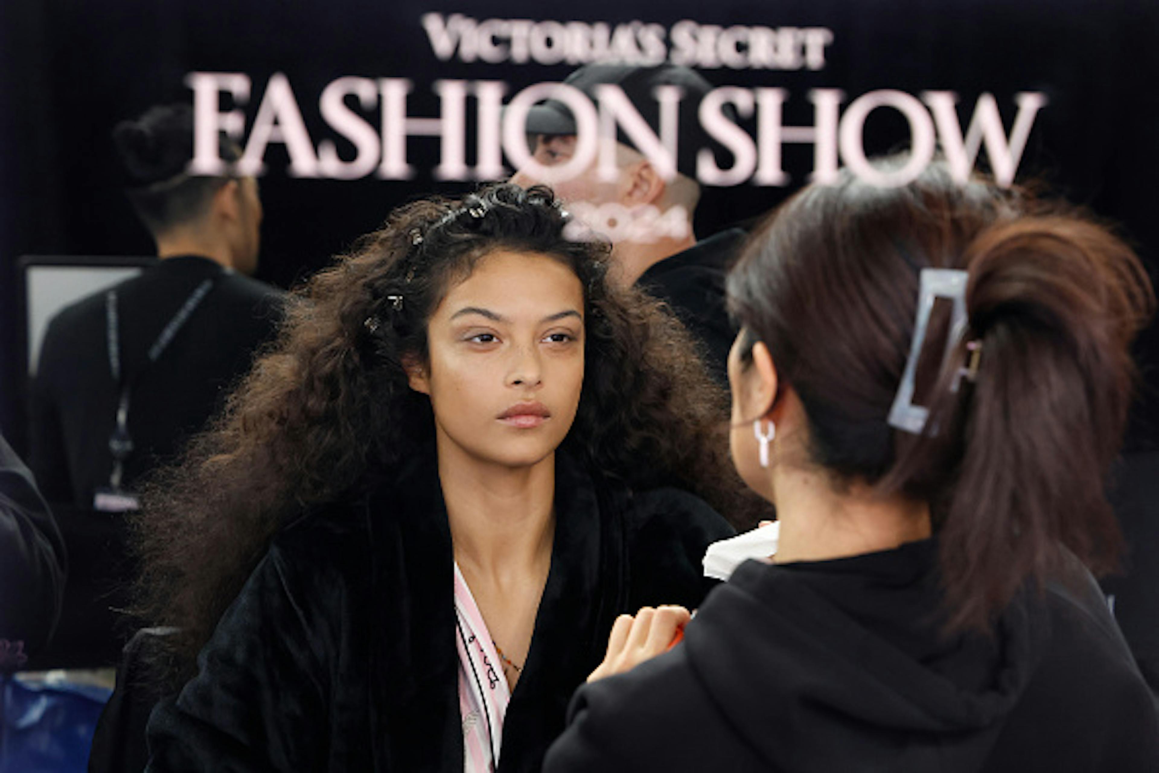 Devyn Garcia gets ready for the show (Taylor Hill/Getty Images)
