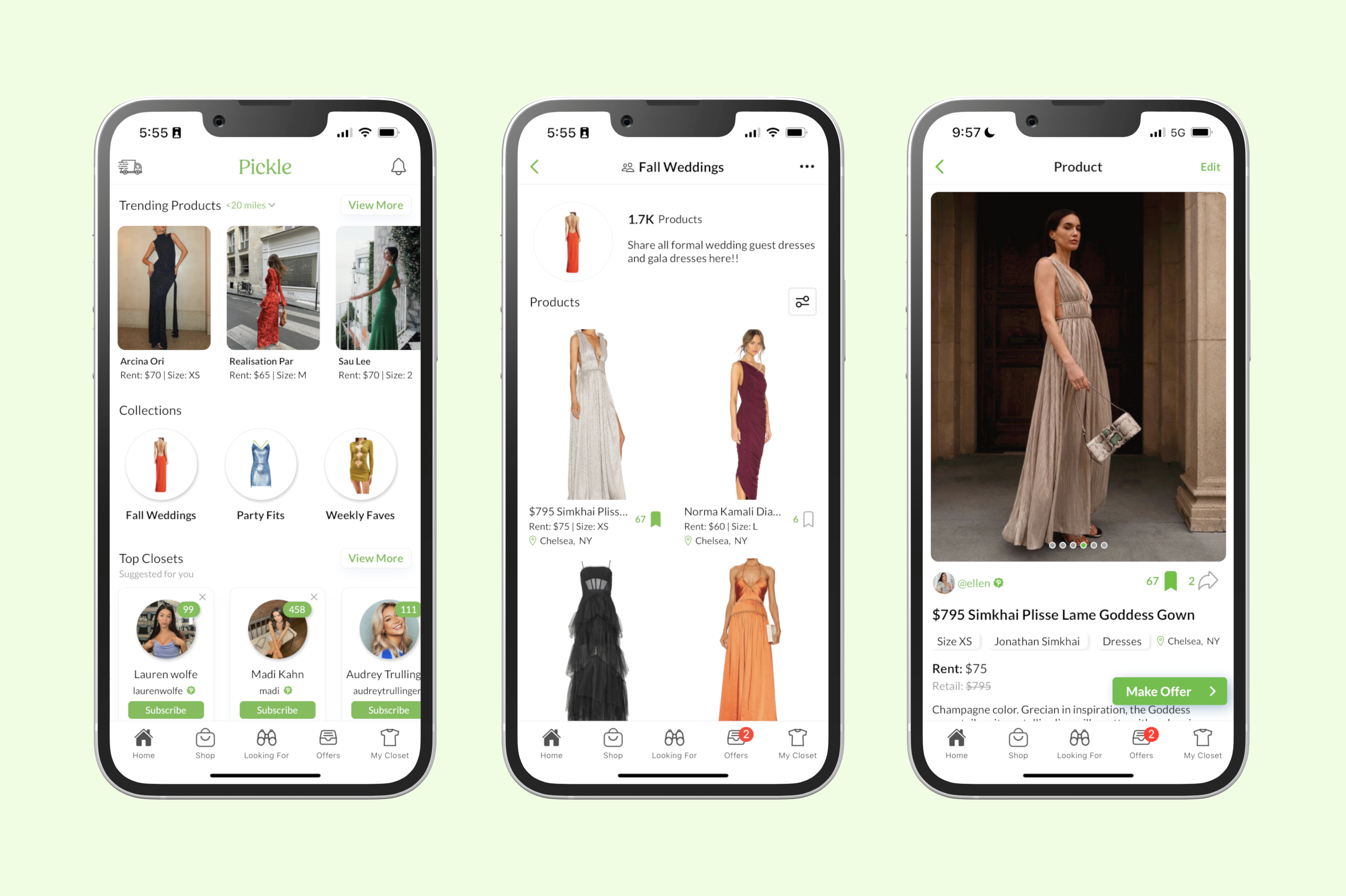 Pickle app examples