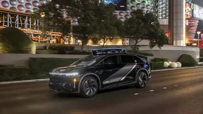 Uber jumps after unveiling Lucid robotaxi at CES thumbnail