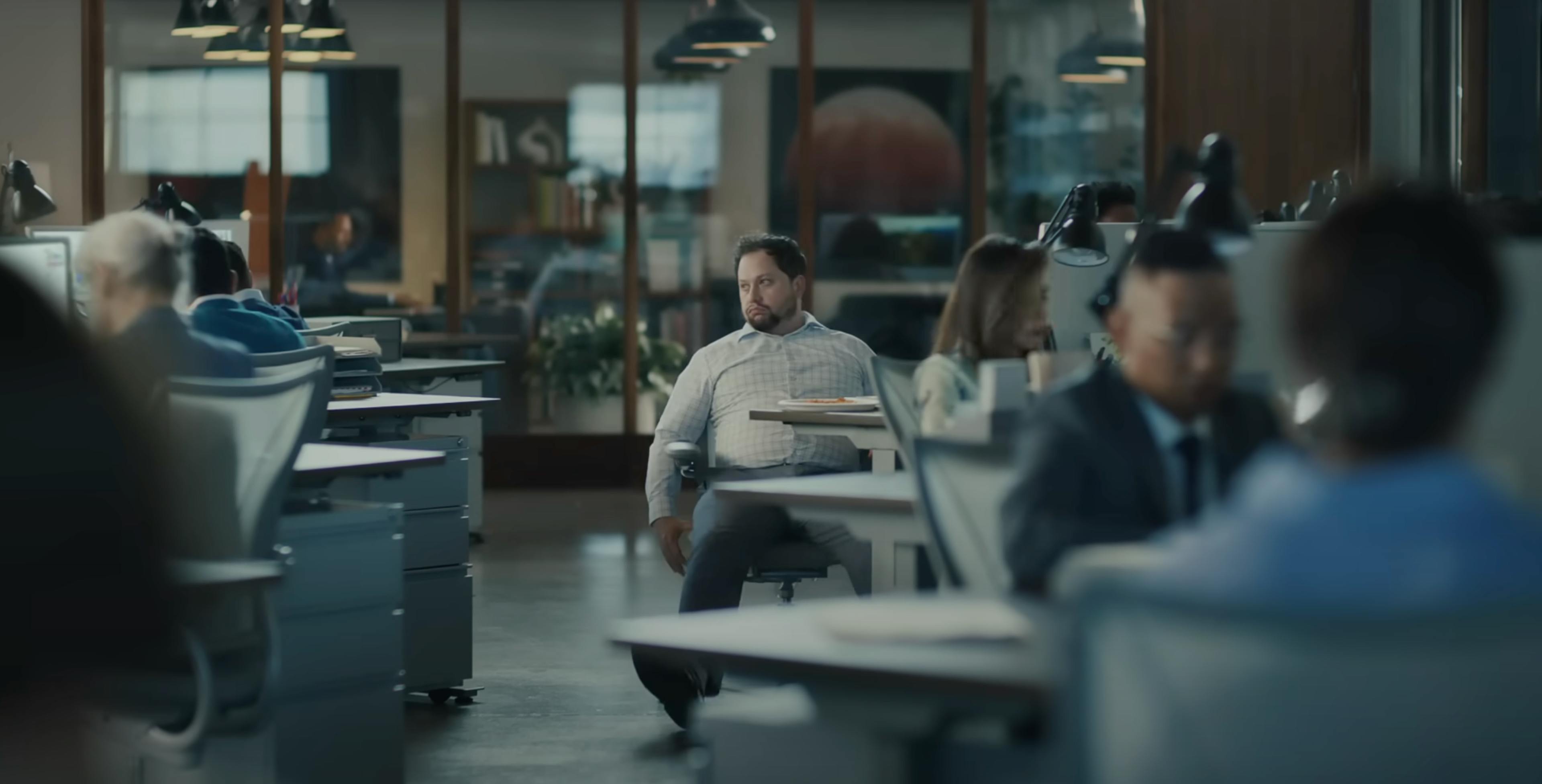 Apple Intelligence users: They’re slobs just like us. Still from Apple Intelligence commercial.