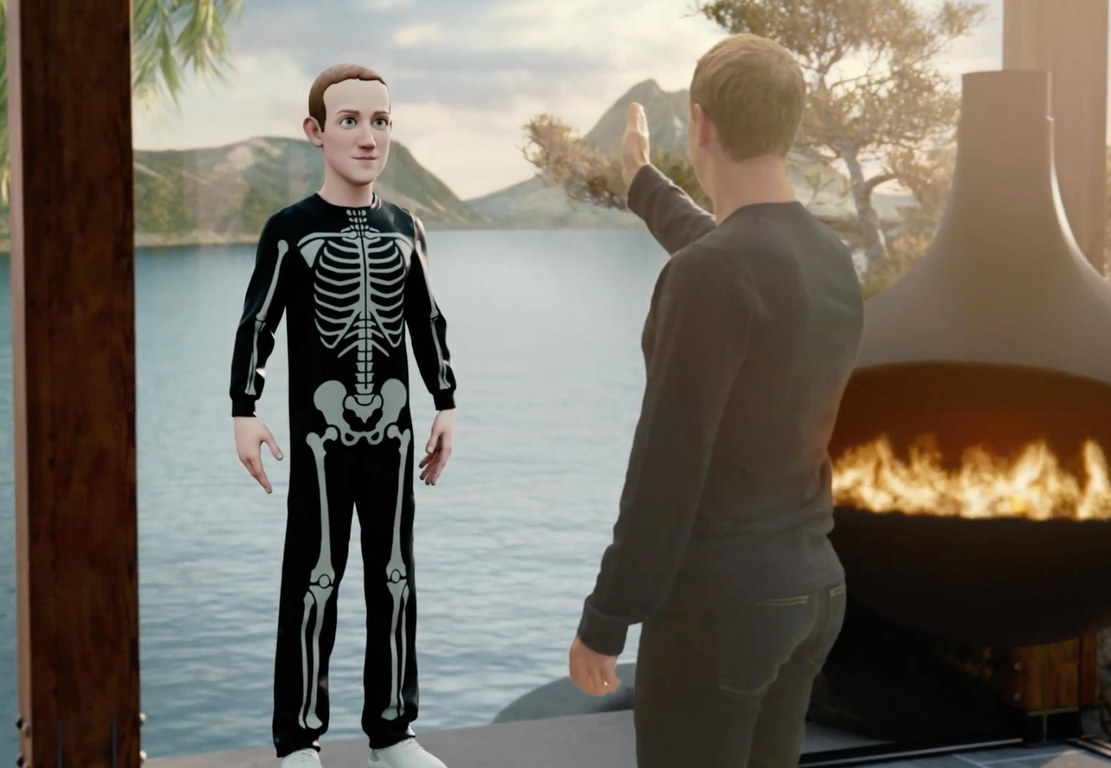 Mark Zuckerberg in the metaverse