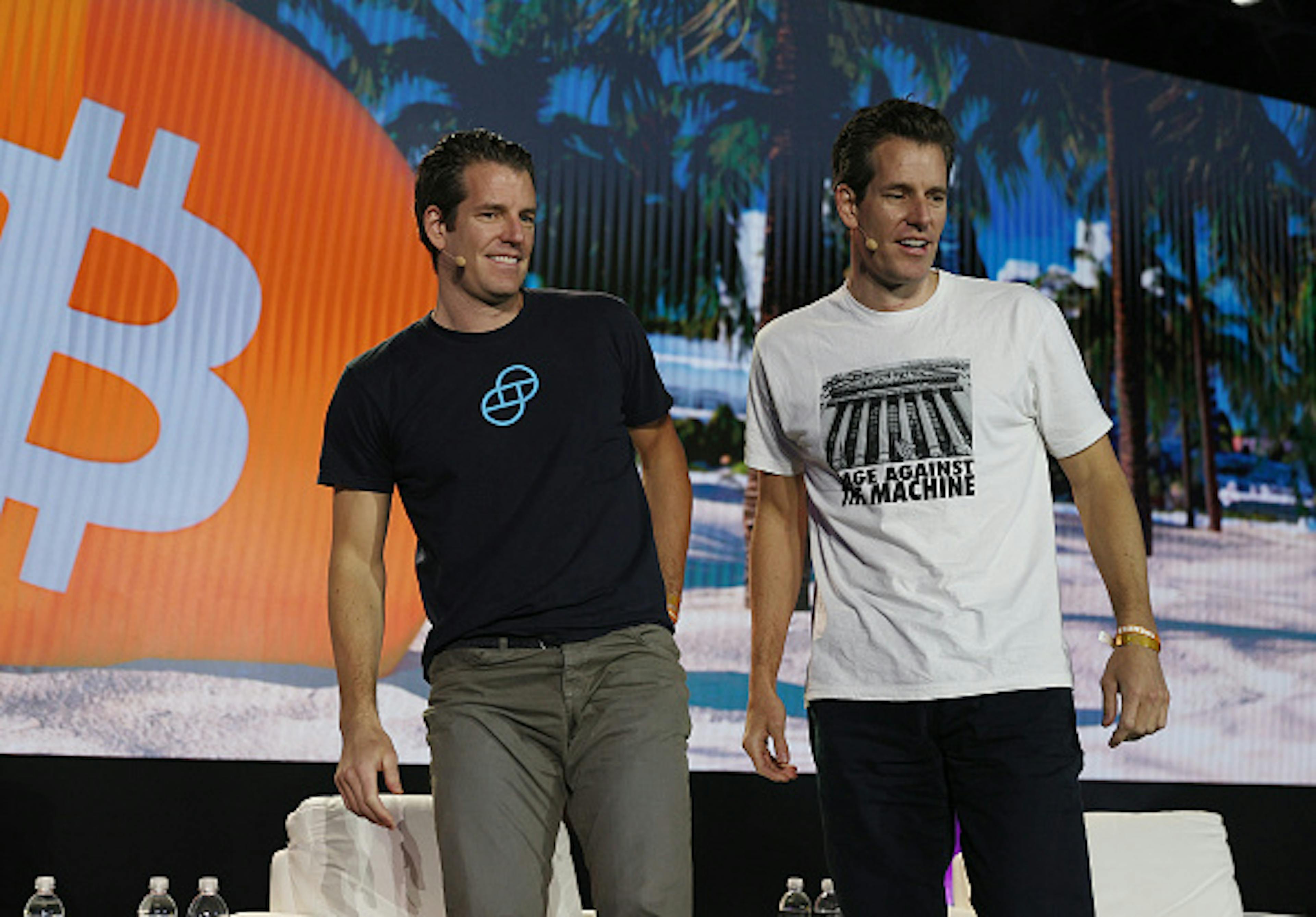 The Winklevoss twins have been big investors in crypto projects (Joe Raedle/Getty Images)