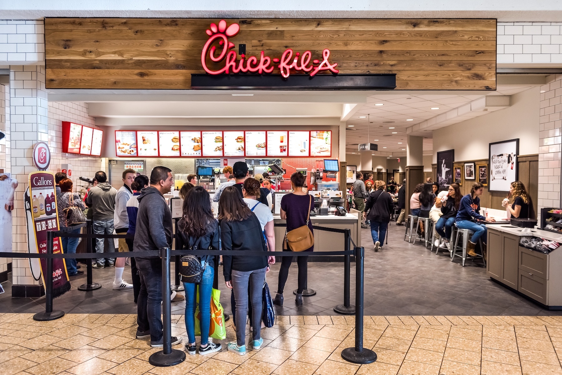 Chick Fil A in mainbar