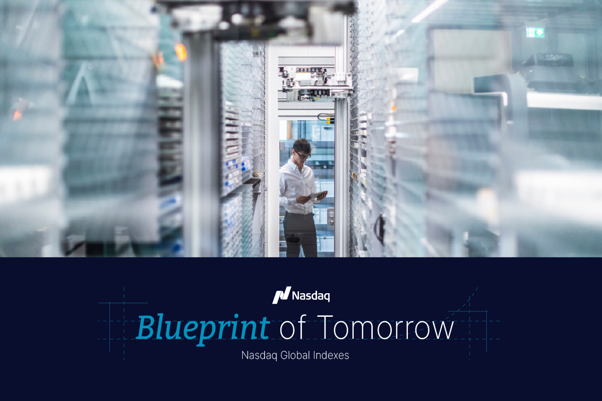 Nasdaq Blueprint of Tomorrow Brand Imagery
