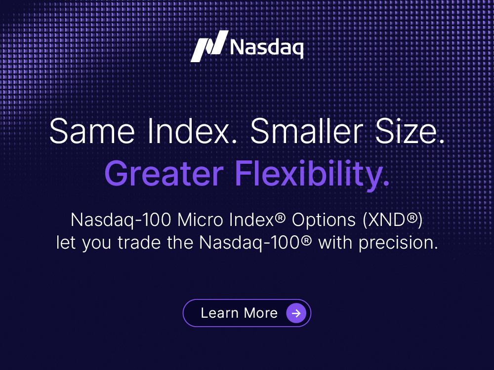 Same Index. Smaller Size. Great Flexibility. Nasdaq-100 Micro Options