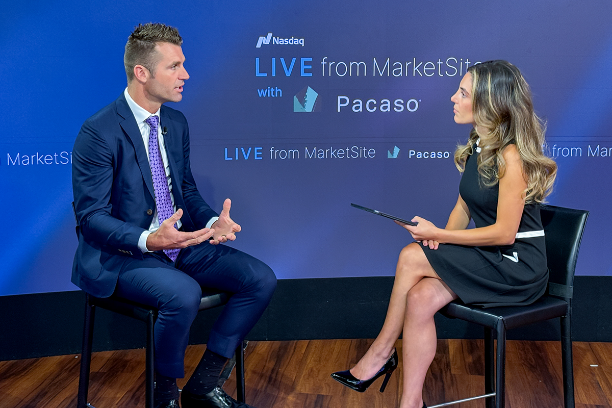 Pacao Allison on Nasdaq MarketSite
