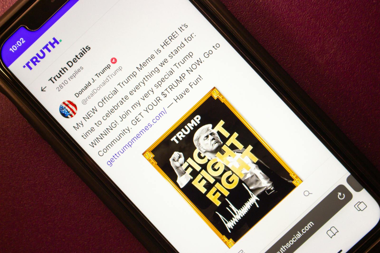 Trump doubles down on crypto with launch of Truth.Fi thumbnail