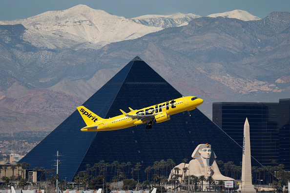 spirit plane taking off